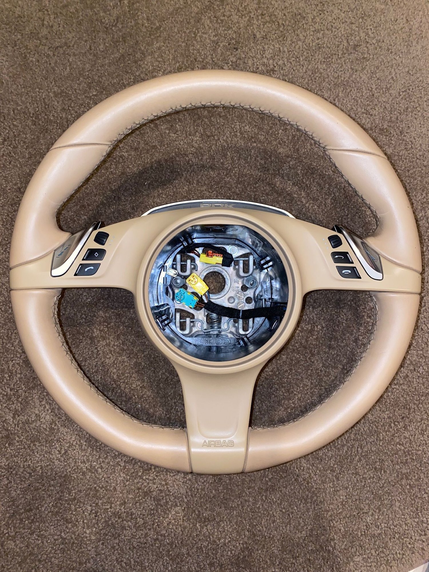 Multifunction steering wheel with airbag for PDK Rennlist Porsche