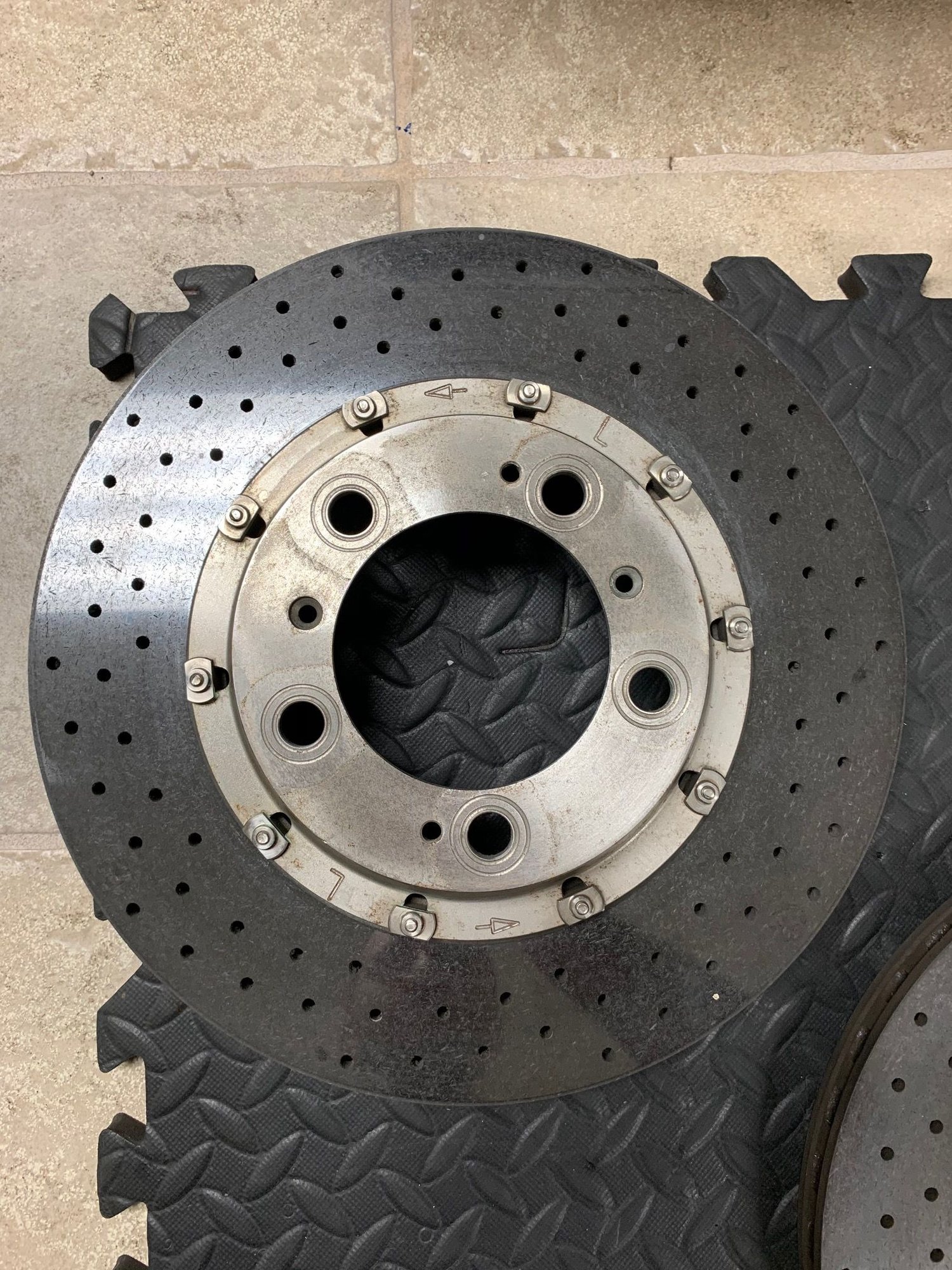 Brakes - Two 996/997 350MM PCCB Rear Left Rotors No chips or surface issues - $1500 each - Used - 0  All Models - Palos Heights, IL 60463, United States