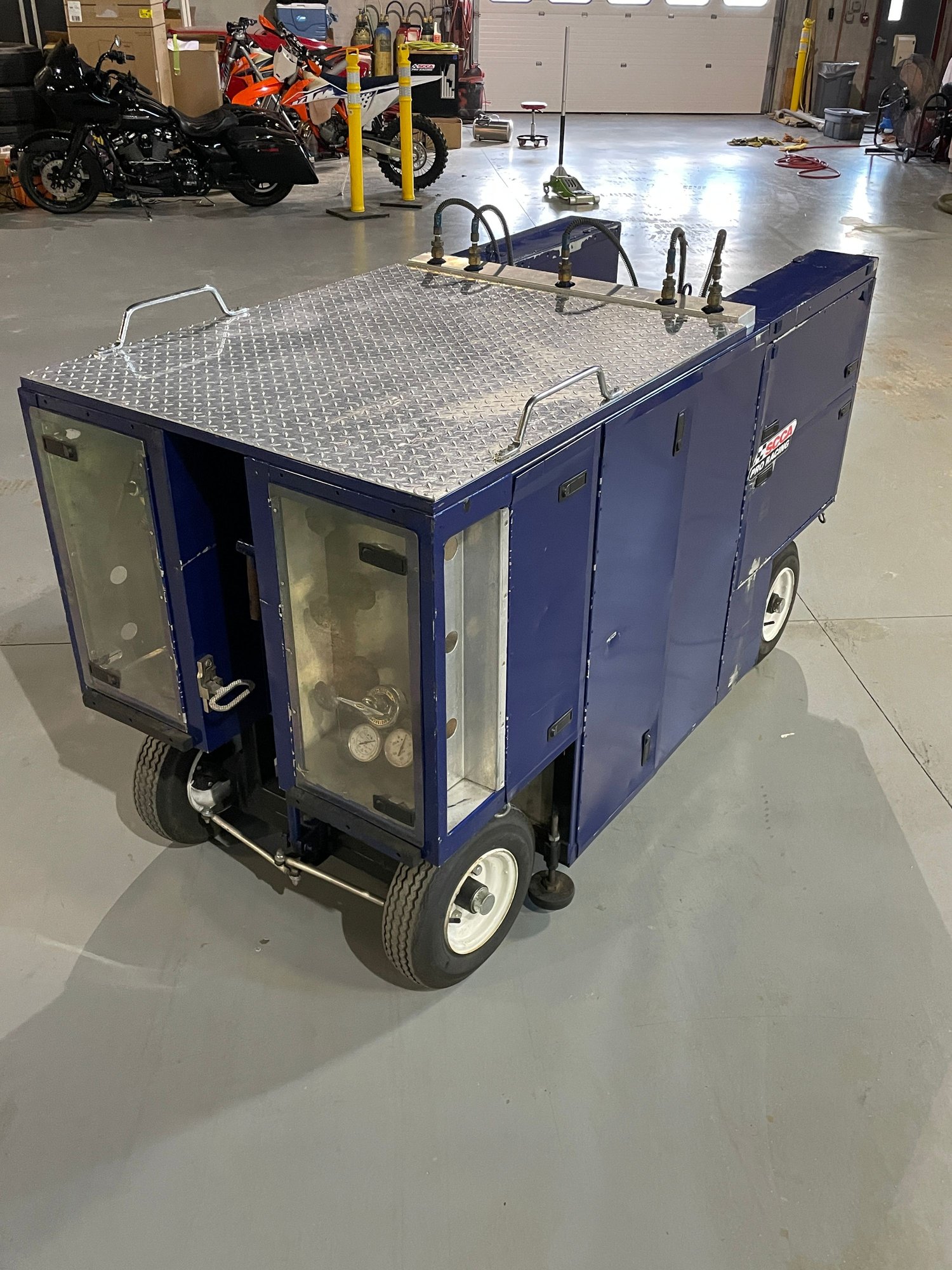 Miscellaneous - Pit Cart with Lista Tool Box, Integrated Nitrogen System, Storage - Used - 1972 to 2023 Porsche All Models - Suffolk, VA 23434, United States
