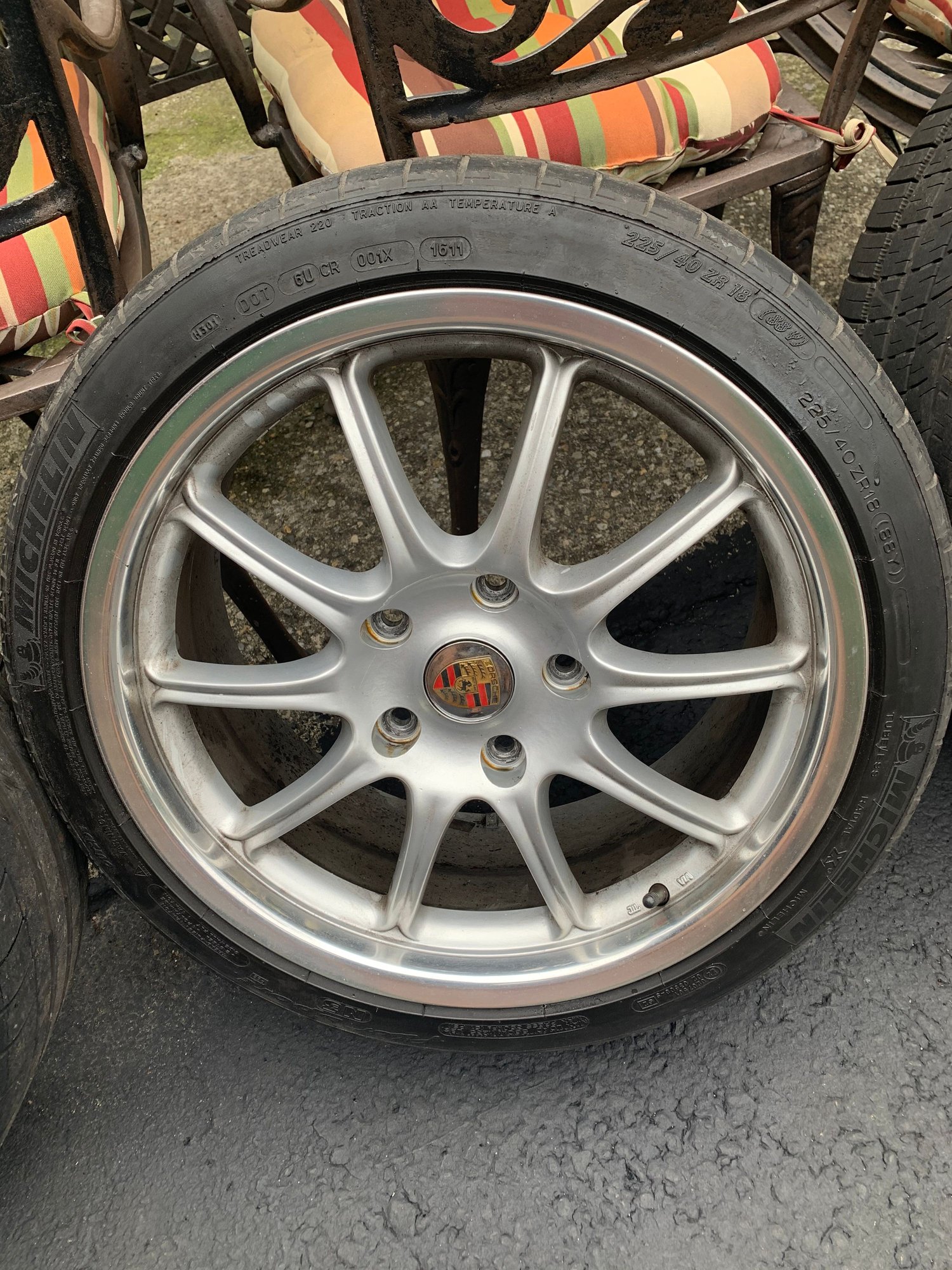 Wheels and Tires/Axles - 18inch 911 Rims and tires , staggered pair. - Used - 1999 to 2020 Porsche 911 - Staten Island, NY 10301, United States