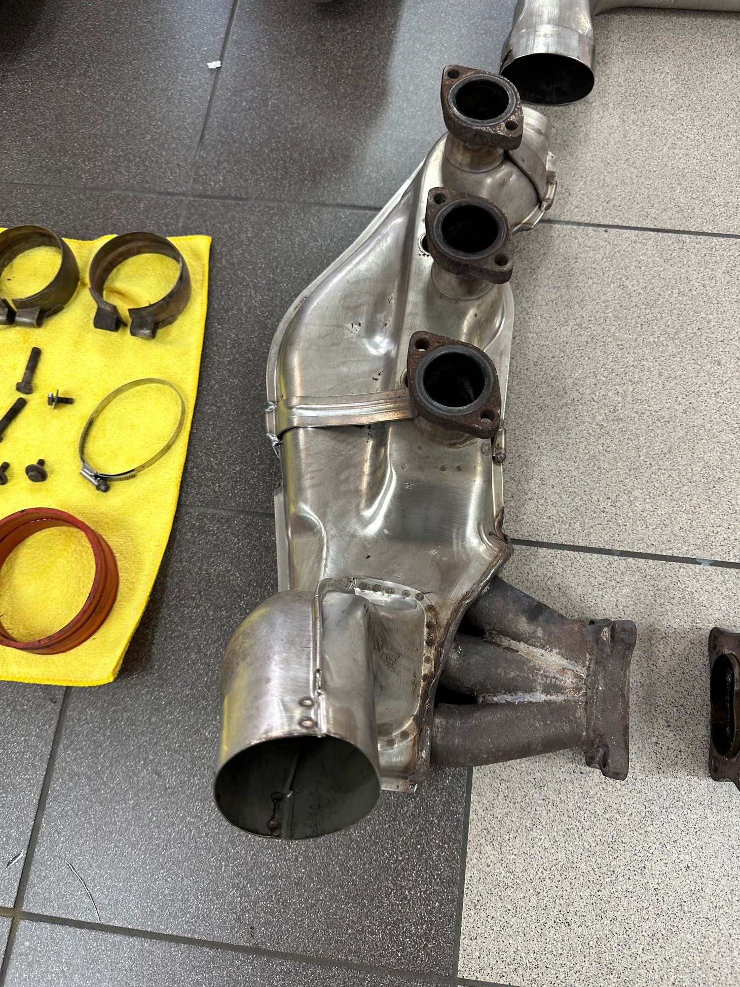 Engine - Exhaust - 964 Complete Exhaust system with Fister Secondary and Cup Pipe - Used - 1989 to 1994 Porsche 911 - New York, NY 10305, United States