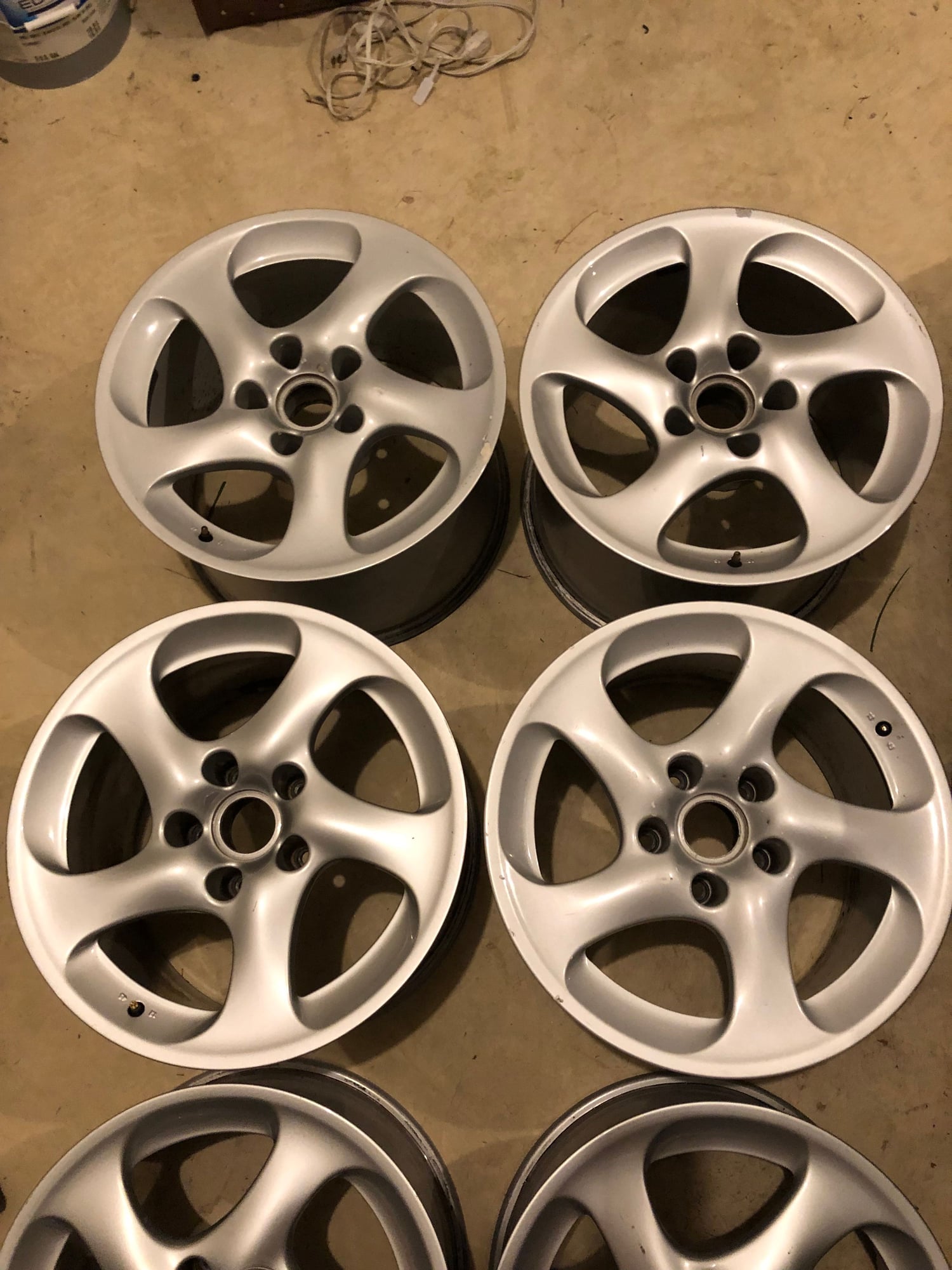 Wheels and Tires/Axles - 996 OEM GT2 Turbo Twist (Front - 18x8.5; Rear 12x12). RARE. - Used - 2001 to 2005 Porsche GT2 - 2001 to 2006 Porsche 911 - Stevensville, MD 21666, United States