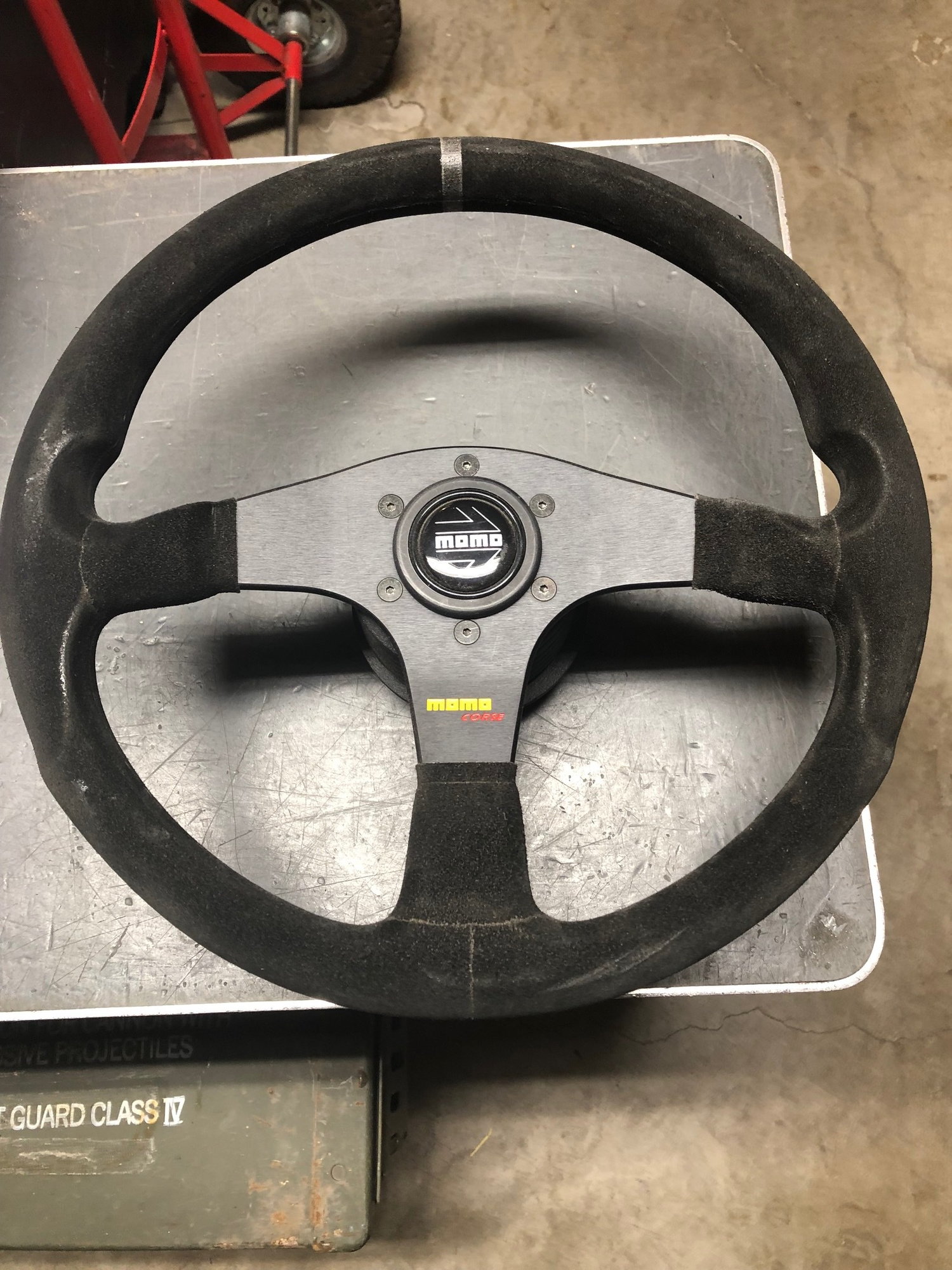 Miscellaneous - Momo Corse steering wheel with Porsche 911 hub mount - Used - All Years Any Make All Models - Sequim, WA 98382, United States