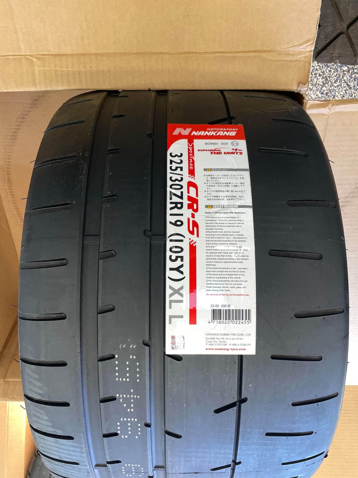 Wheels and Tires/Axles - Nankang CR-S v2 325/30ZR19 x 2 - New - 0  All Models - Oceanside, CA 92056, United States