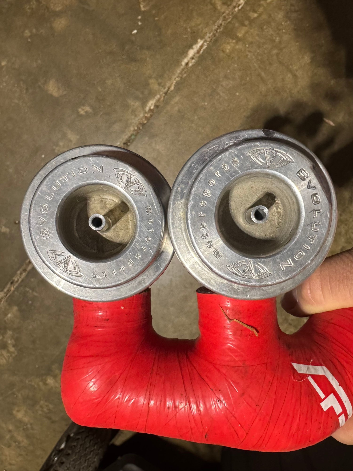 Engine - Intake/Fuel - Porsche 996 turbo agency power inner cooler hoses and billet Evoms diverter valves - Used - 2001 to 2005 Porsche 911 - Huntersville, NC 28078, United States