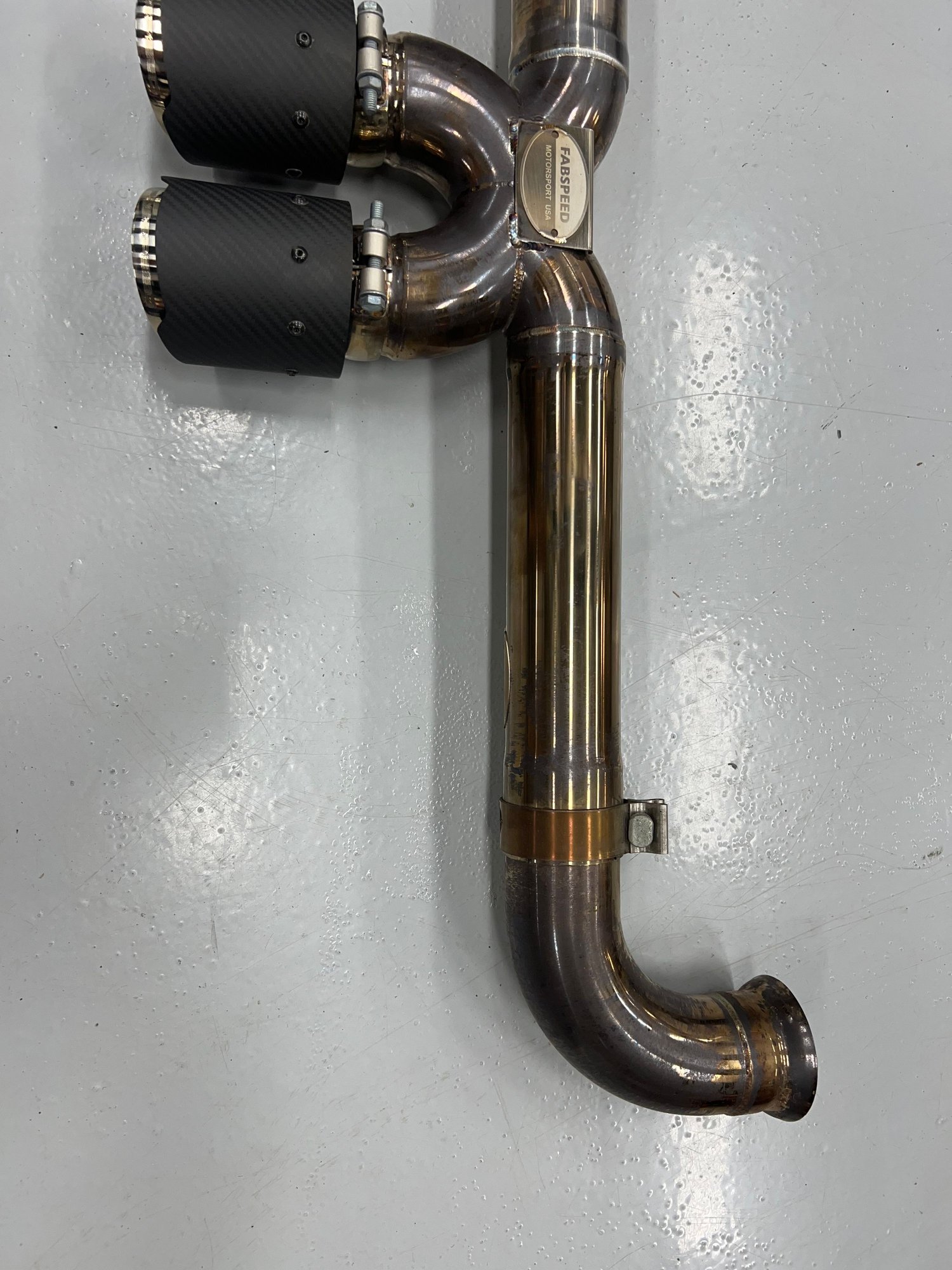 Engine - Exhaust - 2014-2019 GT3/GT3RS FabSpeed Cat Back Competition X Pipe - Used - 2014 to 2019 Porsche GT3 - Wayzata, MN 55391, United States