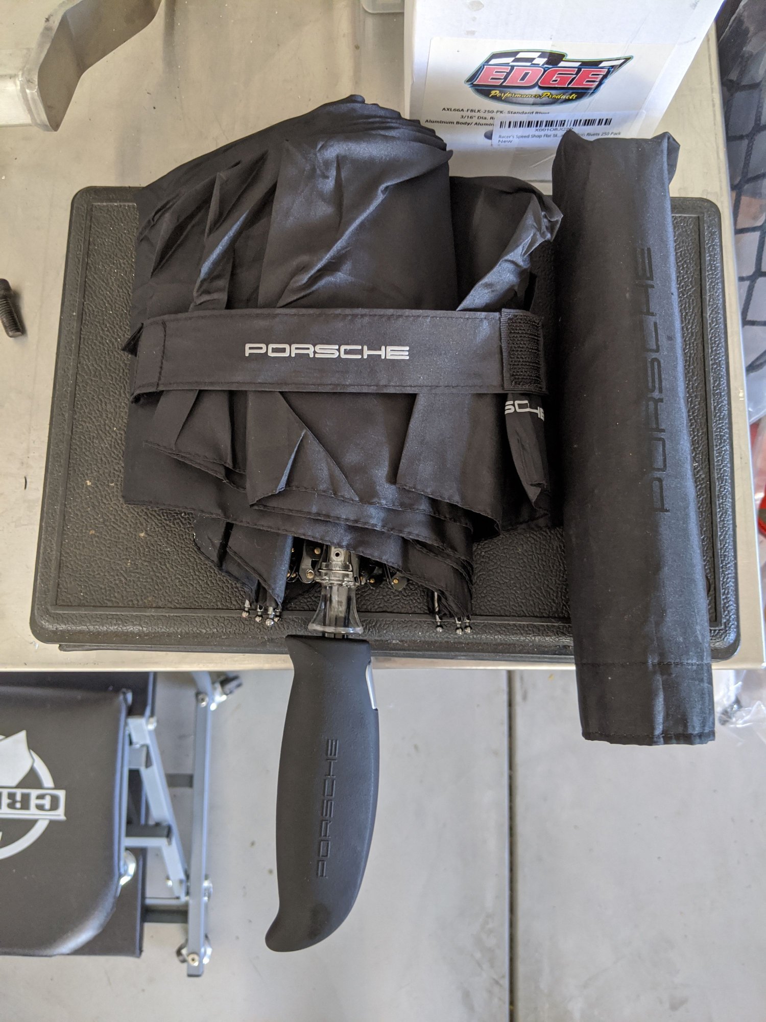 Porsche Umbrella for door sill on 996 / 997 / Cayman / Boxster