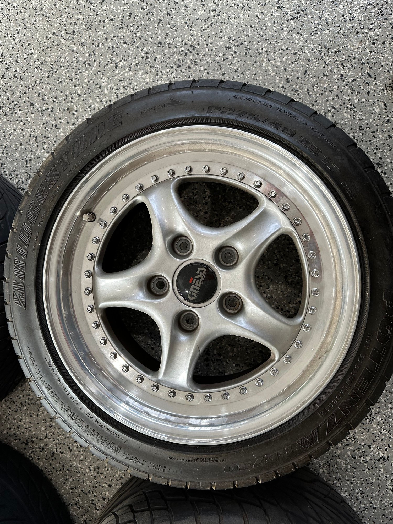 Wheels and Tires/Axles - Kinesis Supercup Wheels - 3pc Modular - Used - 1986 to 1991 Porsche 944 - 1992 to 1995 Porsche 968 - Alexandria, VA 22301, United States