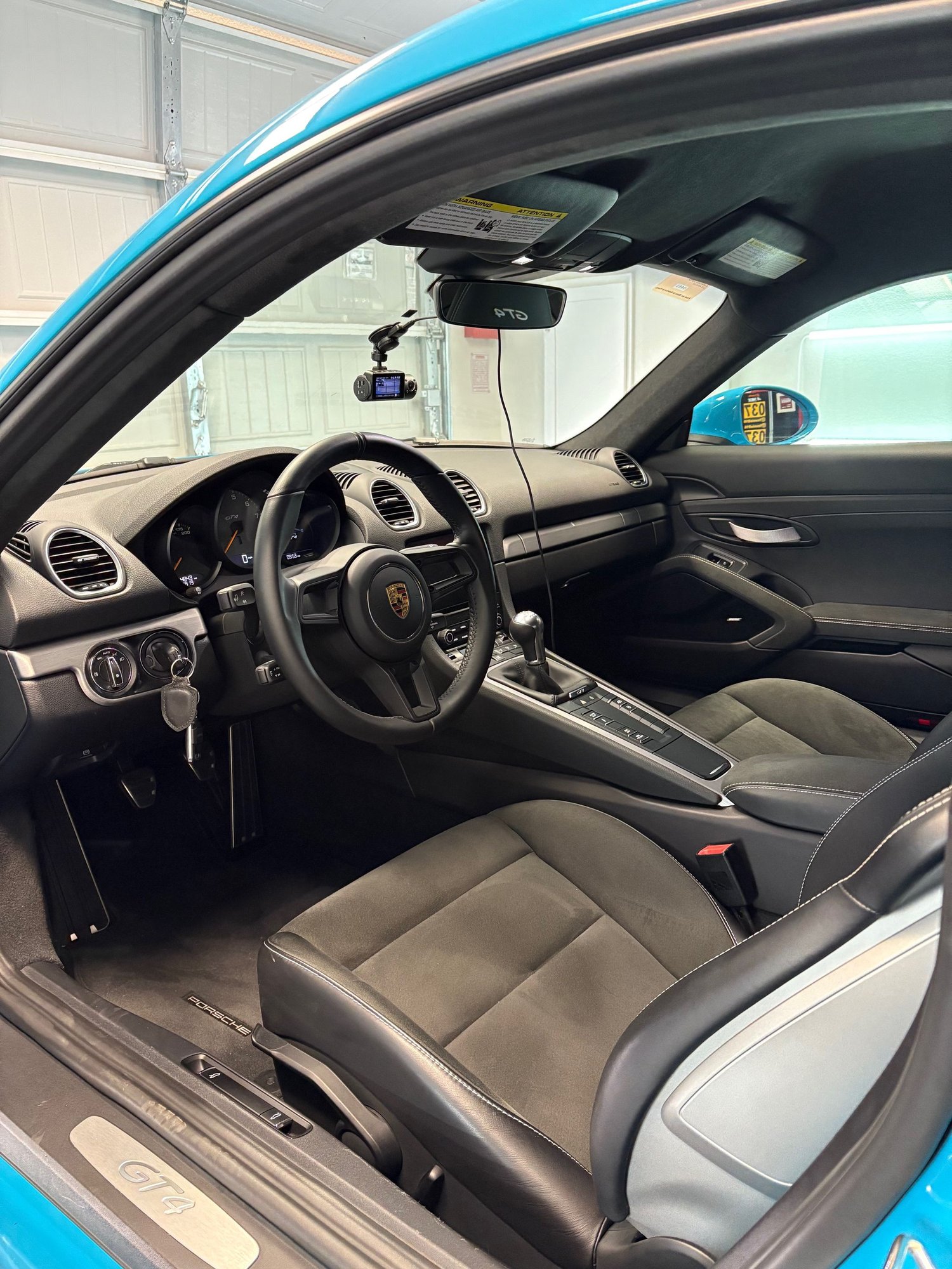 2021 Porsche 718 Cayman - 2021 Porsche Cayman GT4 – Miami Blue – 6MT – 4,800 Miles - Used - VIN WP0AC2A80MK289287 - 4,850 Miles - 6 cyl - 2WD - Manual - Coupe - Blue - Roseville, CA 95661, United States