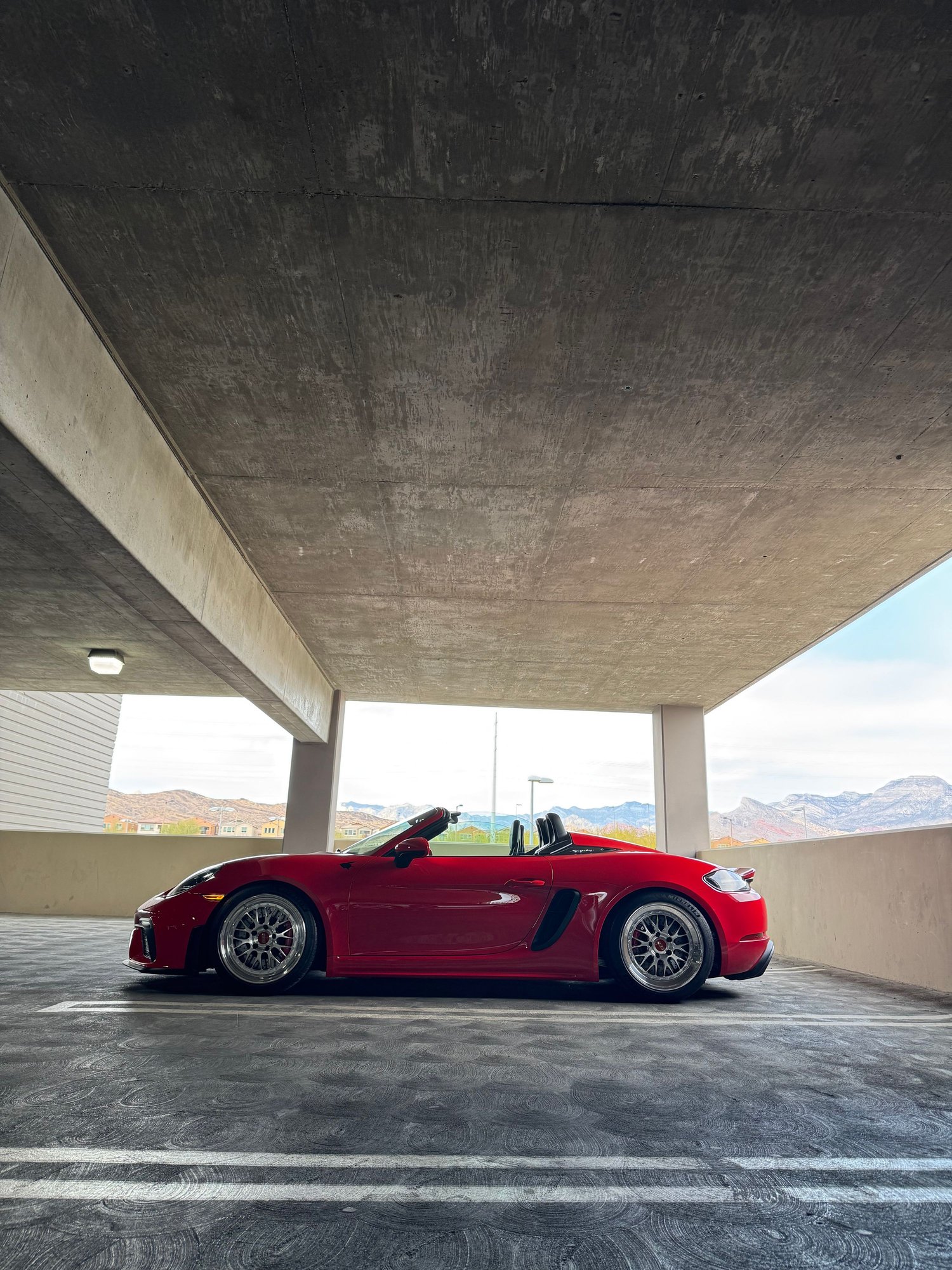 2022 Porsche 718 - For Sale: 2022 Guards Red 718 Spyder 6MT, LWB, BBS wheels - Used - VIN Wp0CC2A83NS235427 - 3,000 Miles - 6 cyl - Manual - Convertible - Red - Las Vegas, NV 89135, United States