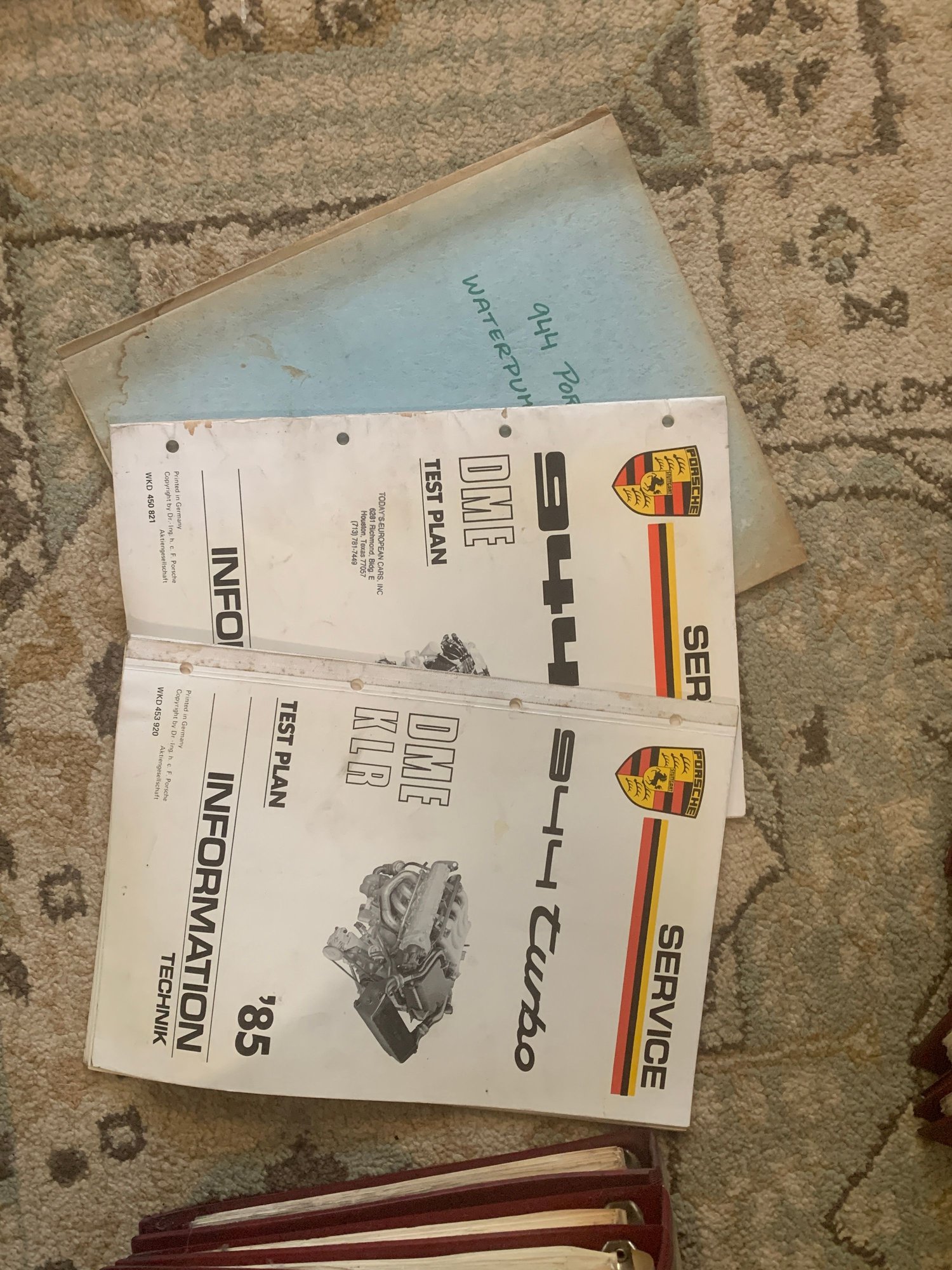 Miscellaneous - Books for sale - 928 & 944 service manuals and more - Used - 1978 to 1986 Porsche 928 - 1983 to 1989 Porsche 944 - Houston, TX 77079, United States