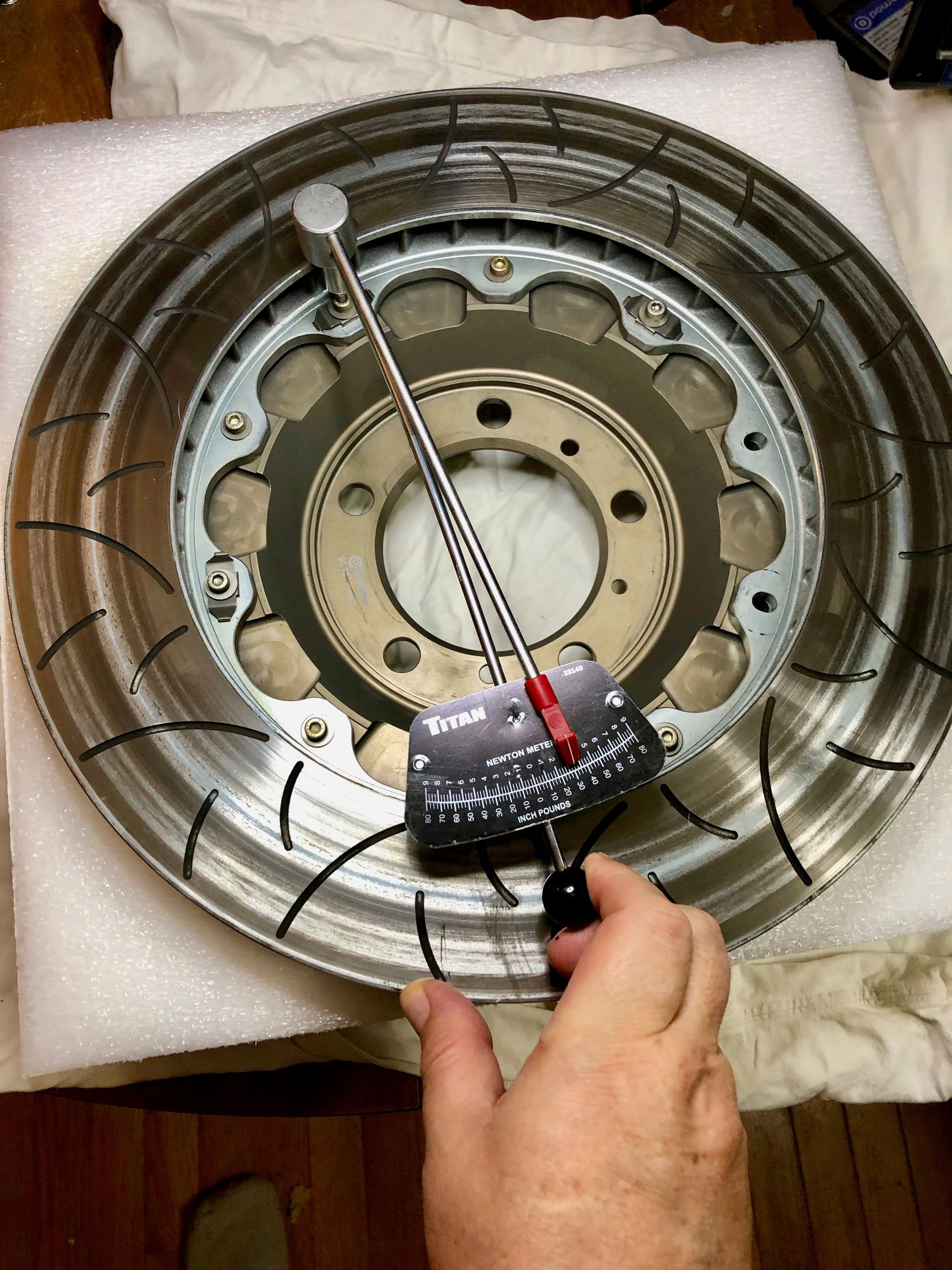 Unknown Brake Pads? rubbing Brembo 2 pc Rotors Rennlist Porsche