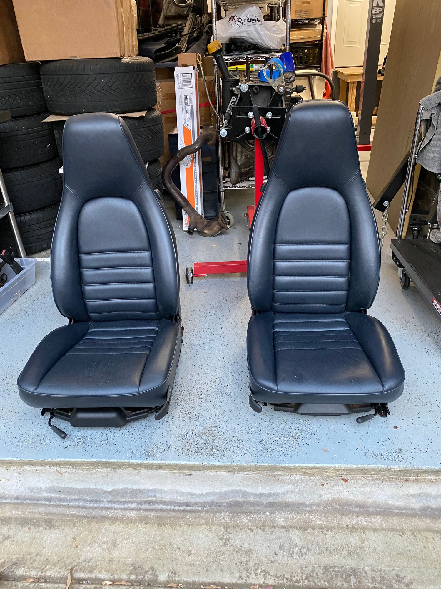 Interior/Upholstery - Marine Blue Seats - Used - 1992 to 1995 Porsche 968 - Peachtree Corners, GA 30092, United States