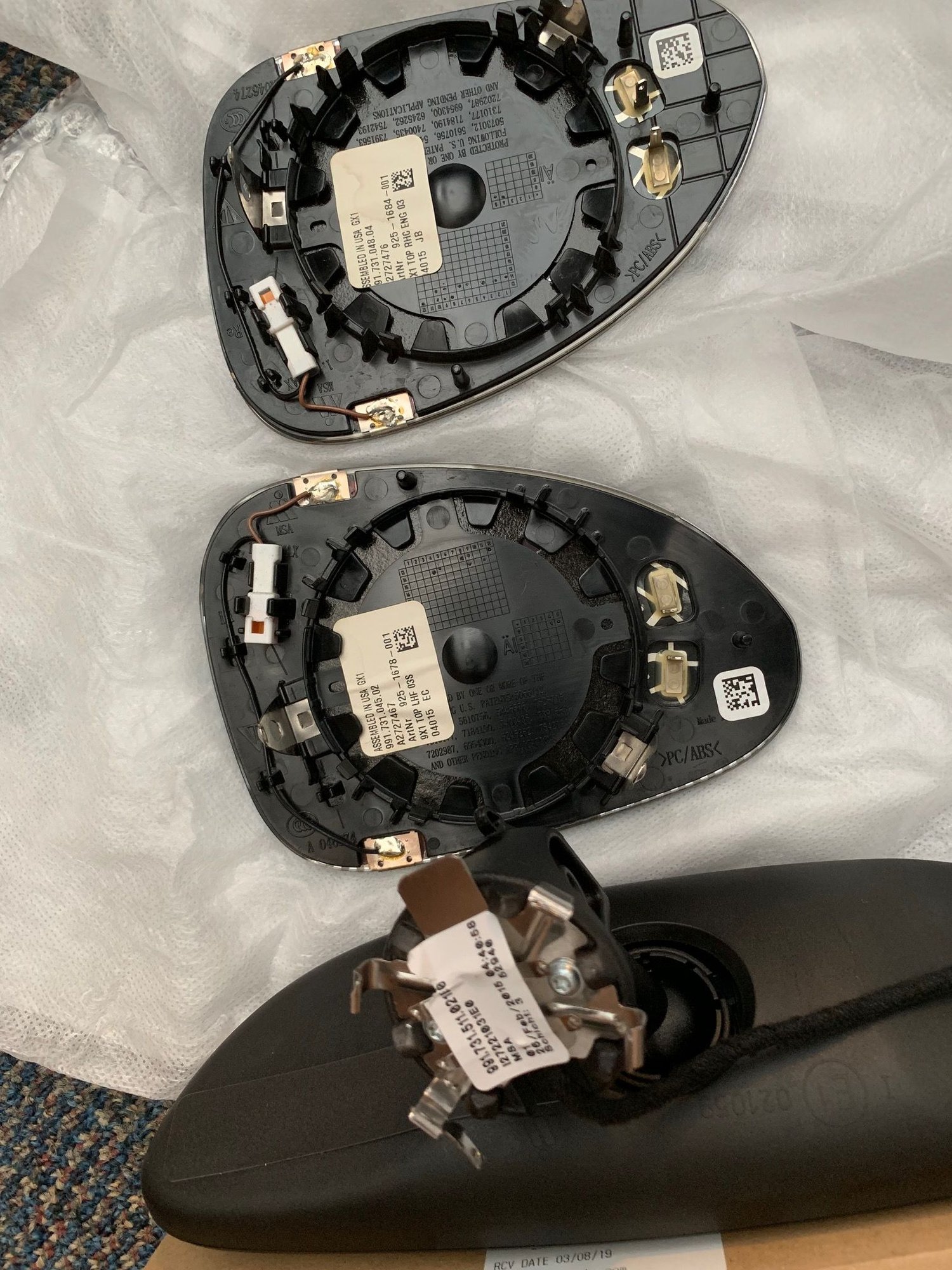 991 auto dimming mirror set Rennlist Porsche Discussion Forums