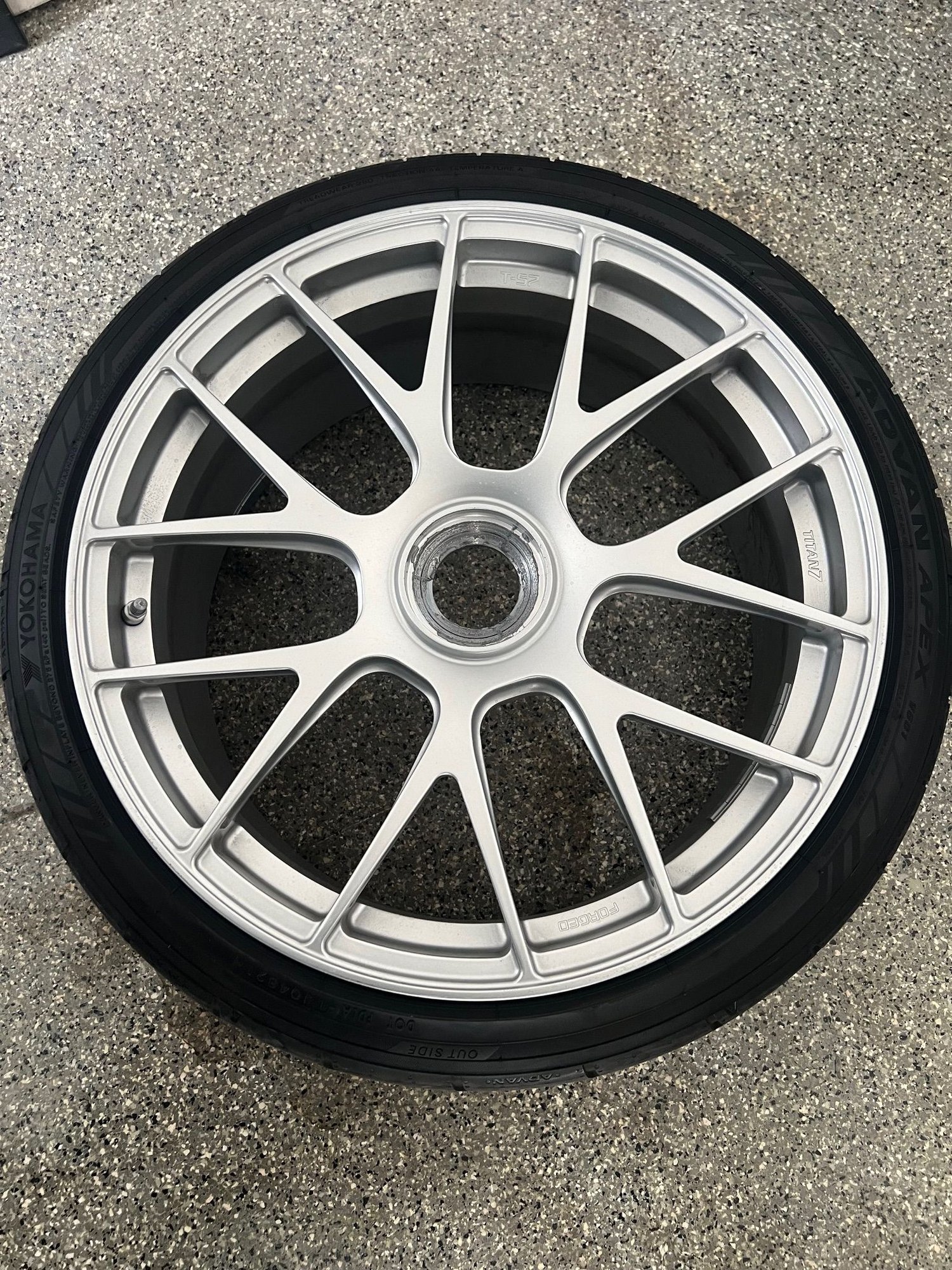 Wheels and Tires/Axles - Titan 7 T-S7 Forged Centerlock Wheels with Tires and TPMS - Used - 2015 to 2019 Porsche GT3 - Las Vegas, NV 89141, United States