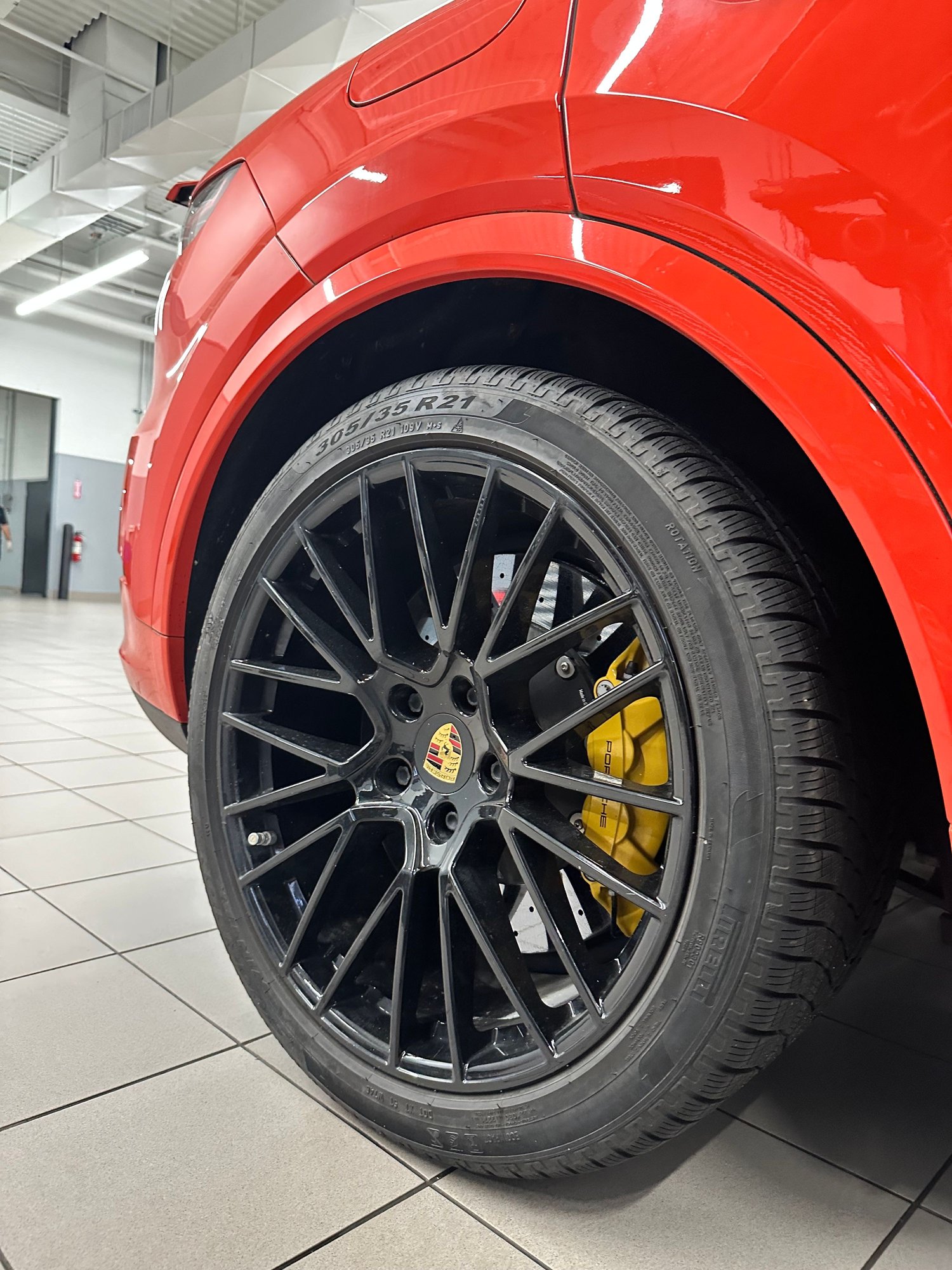 Wheels and Tires/Axles - 21" RS Spyder Wheels in High Gloss Black Wrapped in Pirelli Scorpion winter tires - Used - 2020 to 2025 Porsche Cayenne - Brooklyn, NY 11234, United States