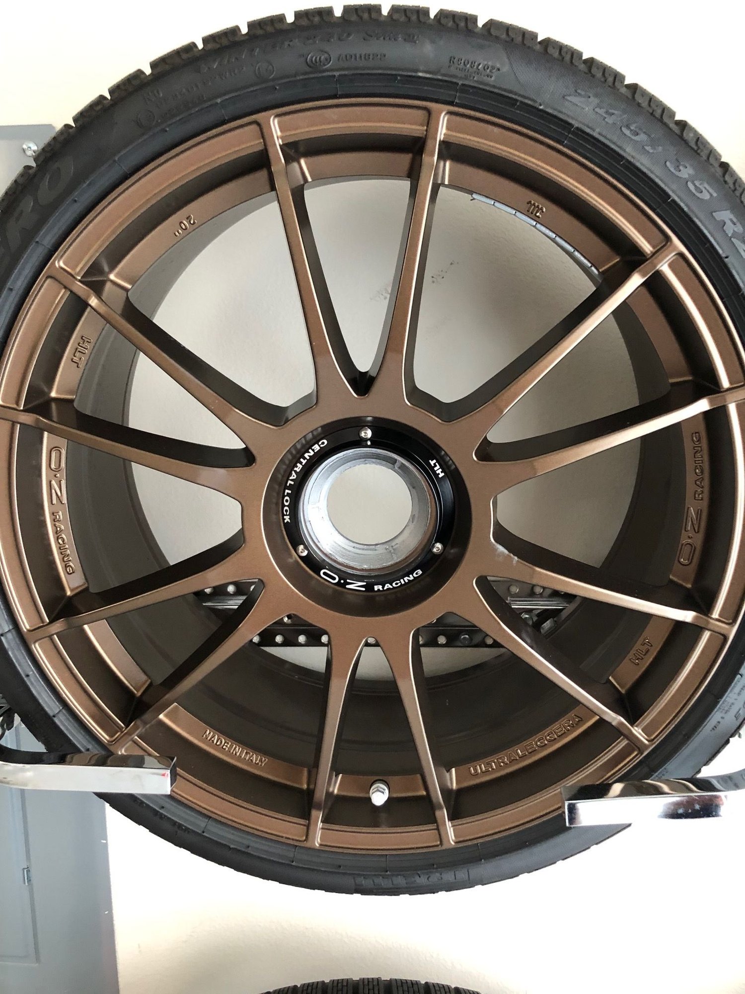 Wheels and Tires/Axles - OZ Racing Centerlock wheel and winter tires set for Turbo, TurboS, GT3 - Used - 2017 to 2019 Porsche 911 - Seattle, WA 98116, United States