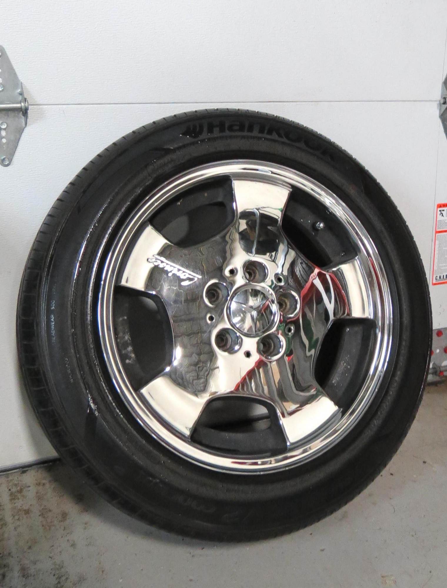 Wheels and Tires/Axles - Mercedes Lorinser RS 90 Wheel 18in 5x112 +37MM Chrome w/ brand new tires - Used - All Years Mercedes-Benz All Models - Saddle Brook, NJ 07663, United States