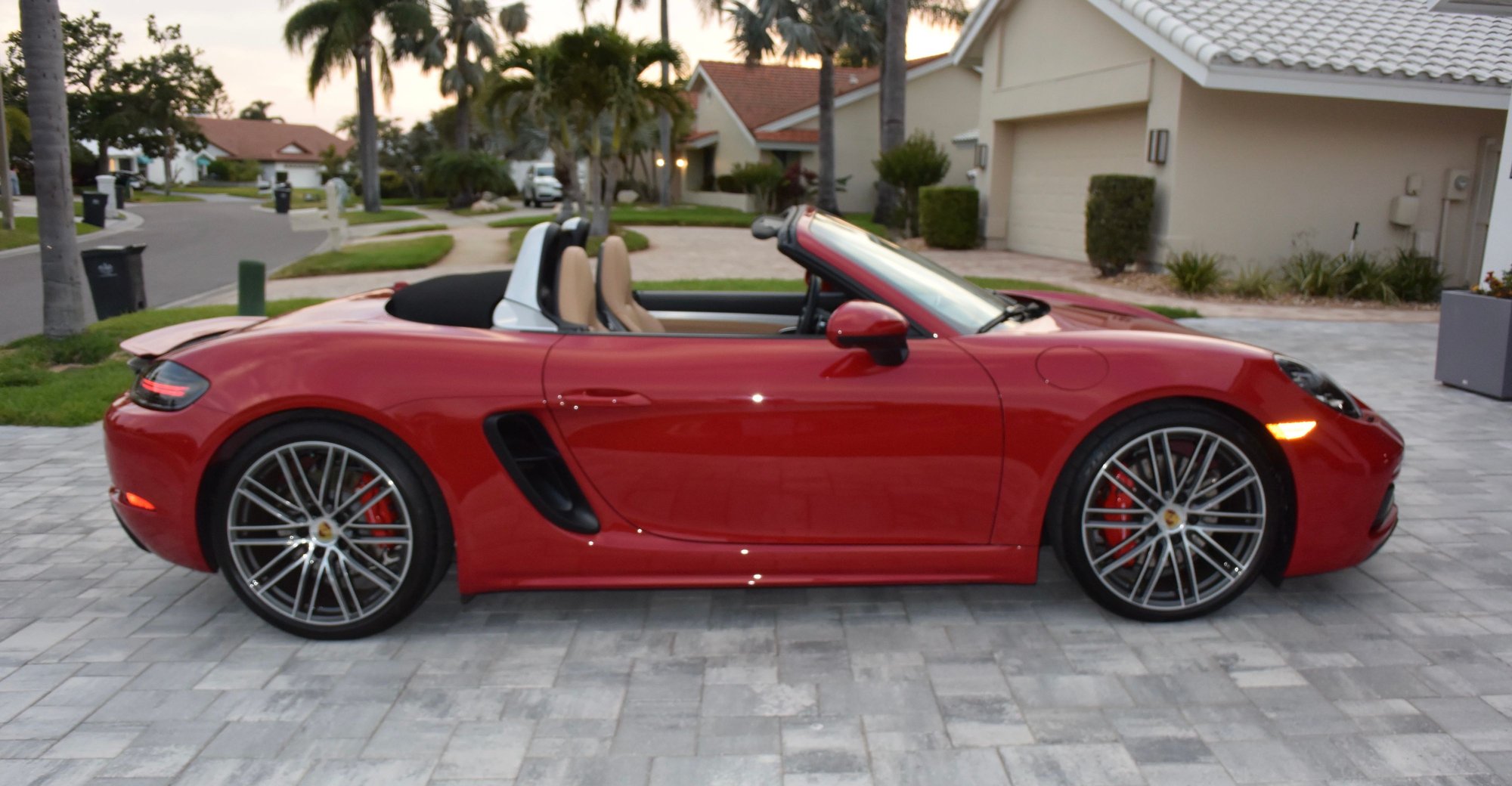 2021 Porsche 718 Boxster - 2021 718 Boxster GTS 4.0 - Carmine Red / Luxor Beige - 7k Miles! - Immaculate! - Used - VIN WP0CD2A87MS232624 - 6,990 Miles - 6 cyl - 2WD - Automatic - Convertible - Red - Tampa, FL 33615, United States