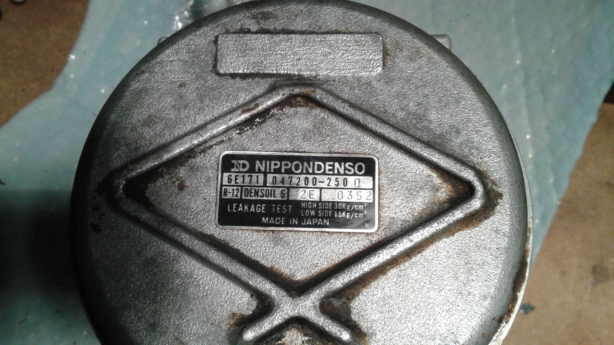 Accessories - Denso A/C Compressor 6E 171 - Used - 1985 to 1991 Porsche 928 - Long Island, NY 11789, United States