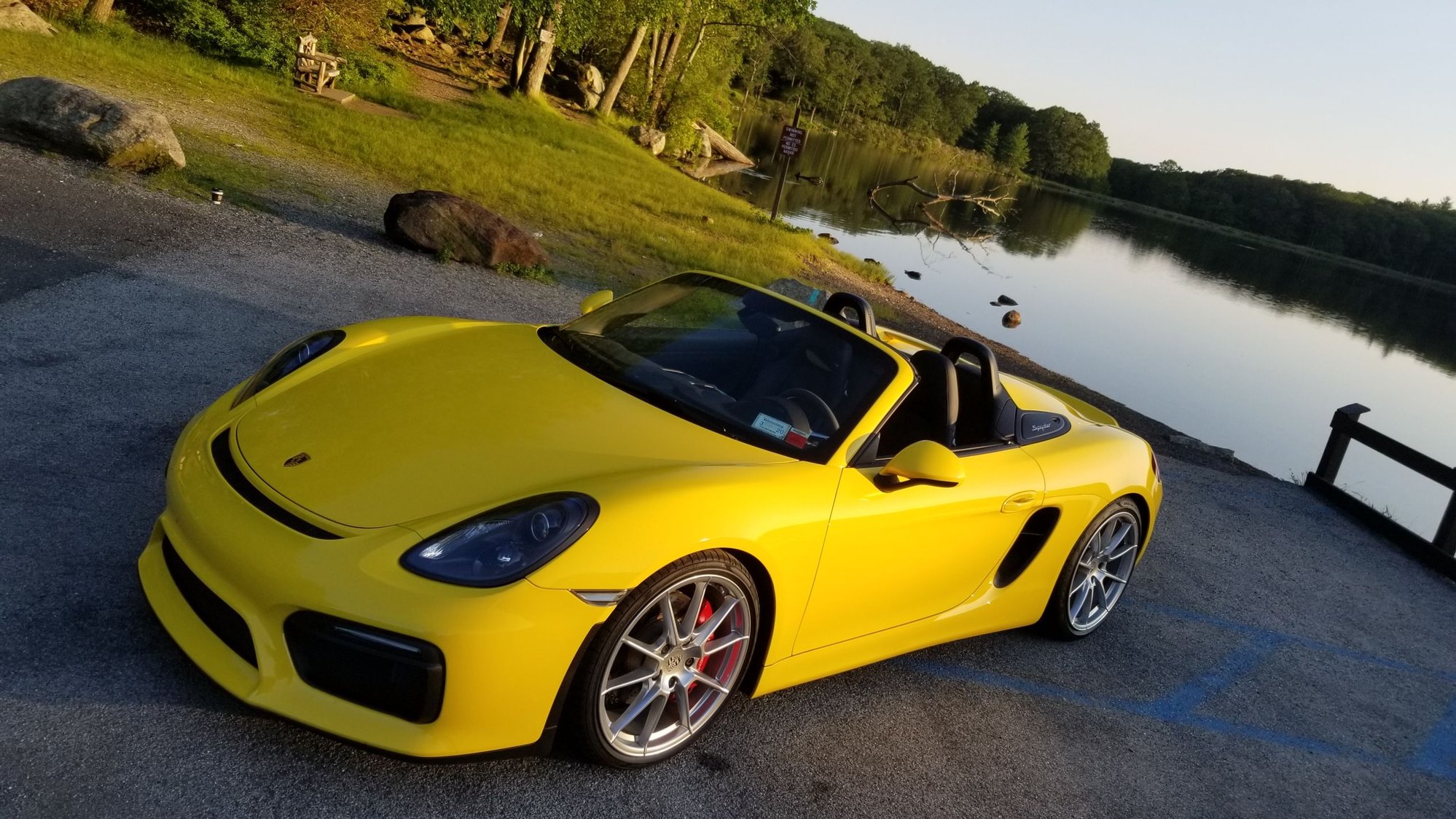 2016 Porsche Boxster - 2016 Racing Yellow Boxster Spyder - Original Owner!Clean Car!- $79,900 - Used - VIN WP0CC2A89GS152717 - 14,850 Miles - 6 cyl - 2WD - Manual - Convertible - Yellow - Suffern, NY 10901, United States