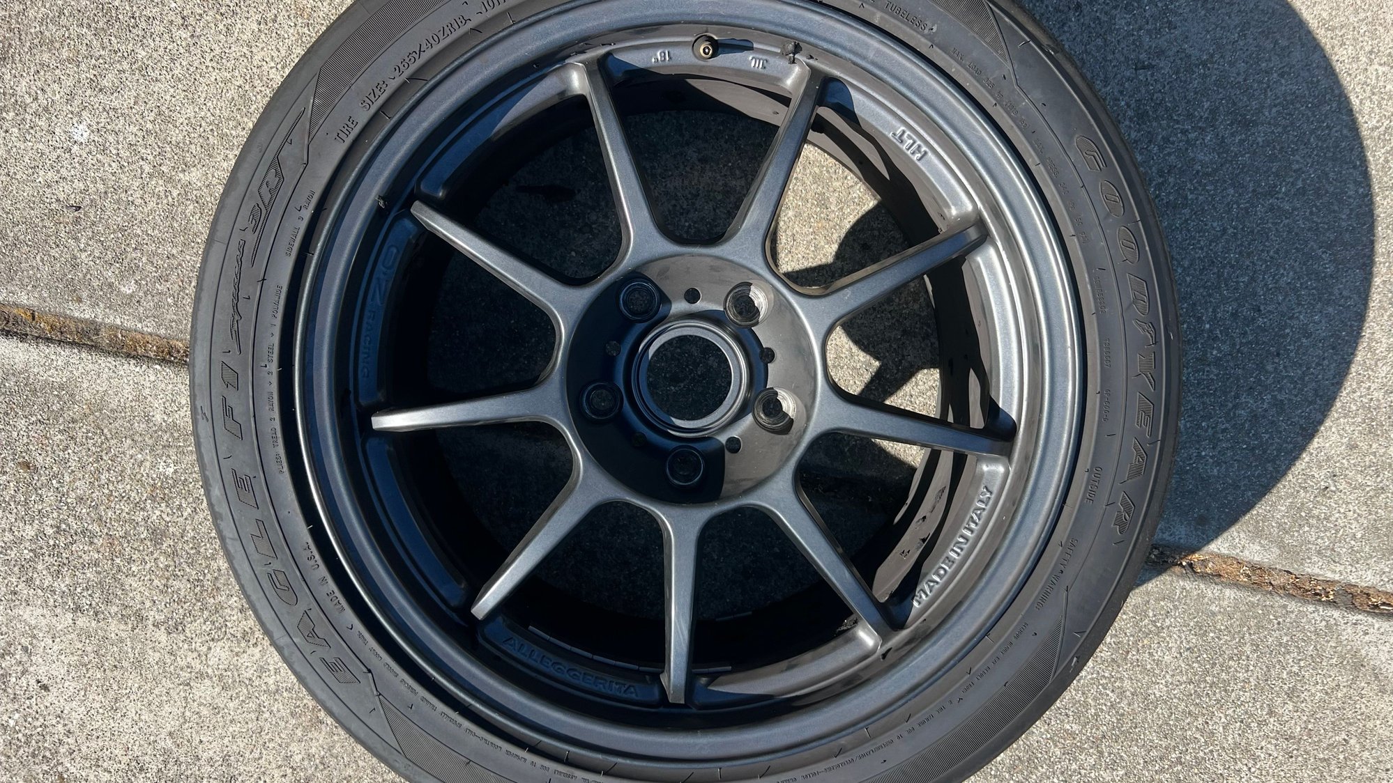 [Pending] OZ ALLEGGERITA HLT WHEELS & GOODYEAR SUPERCAR 3R TIRES ...