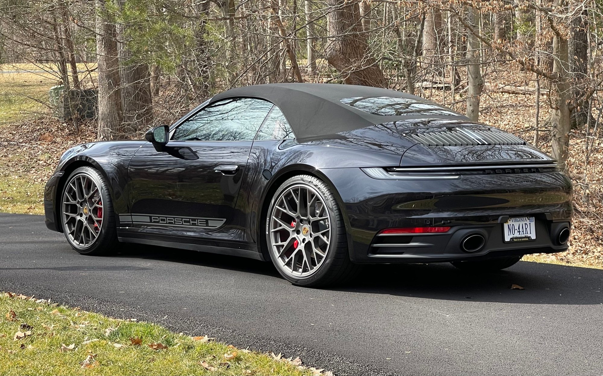 2021 Porsche 911 - 2021 Porsche 992S Cabriolet with MANUAL transmission, heavily optioned - Used - VIN WP0B2A09MS248149 - 2,900 Miles - 6 cyl - 2WD - Manual - Convertible - Black - Fairfax Station, VA 22039, United States