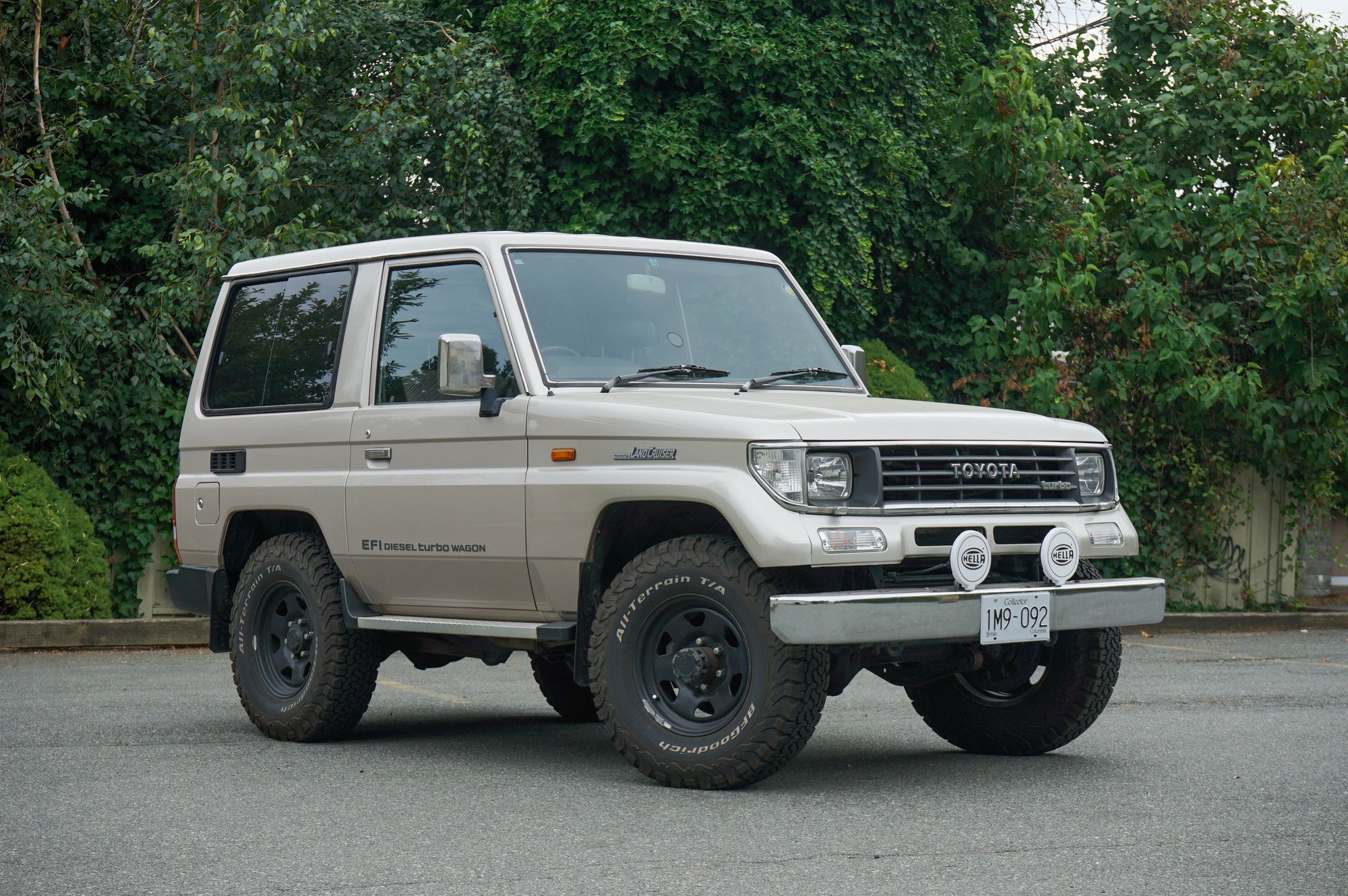 1990 Toyota Land Cruiser - 1990 Toyota Land Cruiser Prado - 5-Speed Manual Turbo Diesel - Used - VIN 00000000000000000 - 70,000 Miles - 4 cyl - 4WD - Manual - Truck - Vancouver, BC V5Z4N6, Canada