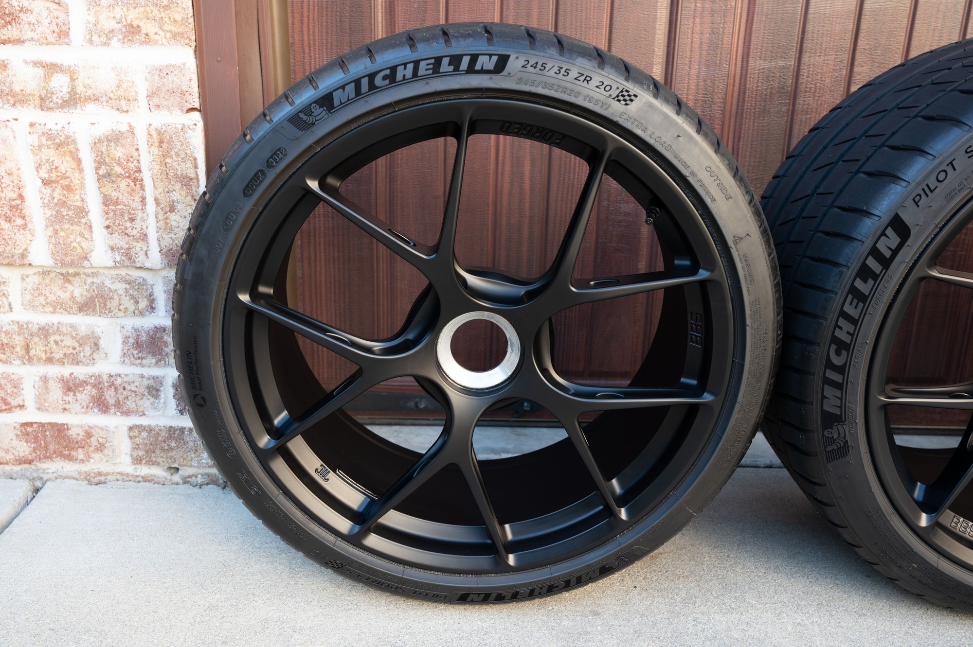 Wheels and Tires/Axles - BBS FI-R - 20" - Satin Black - Michelin PS4S w/ TPMS - Used - 2015 to 2019 Porsche GT3 - 2015 to 2019 Porsche 911 - Blythewood, SC 29016, United States