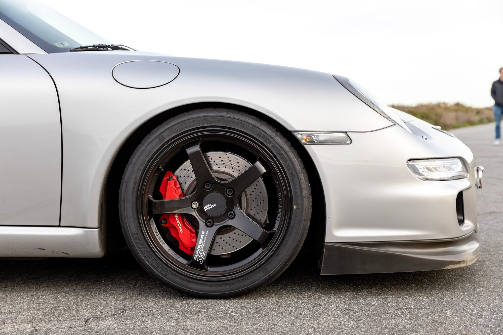 Wheels and Tires/Axles - 18” Advan GT black 997 GT3 fitment - Used - 1999 to 2019 Porsche 911 - Hayward, CA 94545, United States