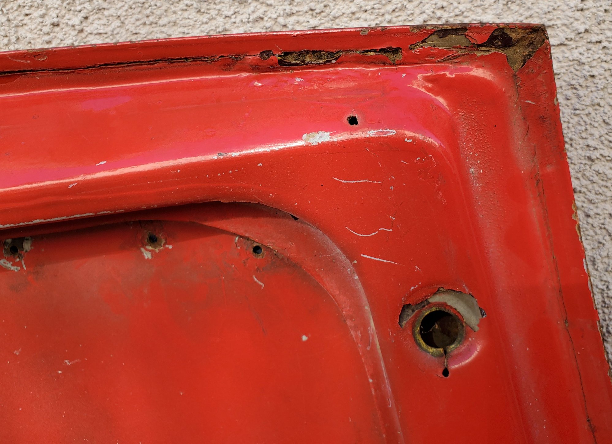 Exterior Body Parts - 69-73 911 & 69 912 LWB 2 Tab Rear Decklid Red - Used - 1969 to 1973 Porsche 911 - Los Angeles, CA 90032, United States