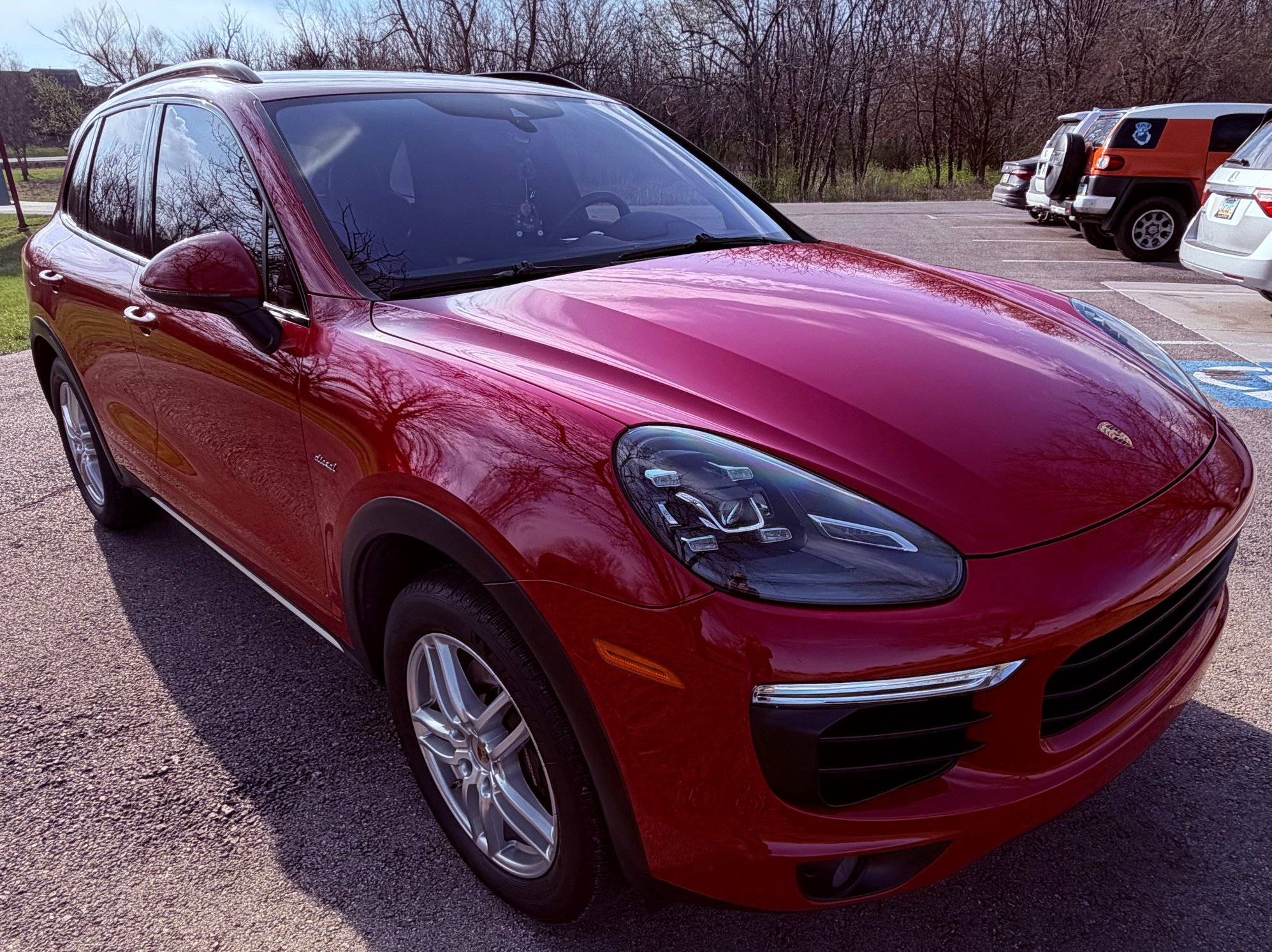 2015 Porsche Cayenne - 2015 Porsche Cayenne Diesel Carmine Red - Used - Overland Park, KS 66221, United States