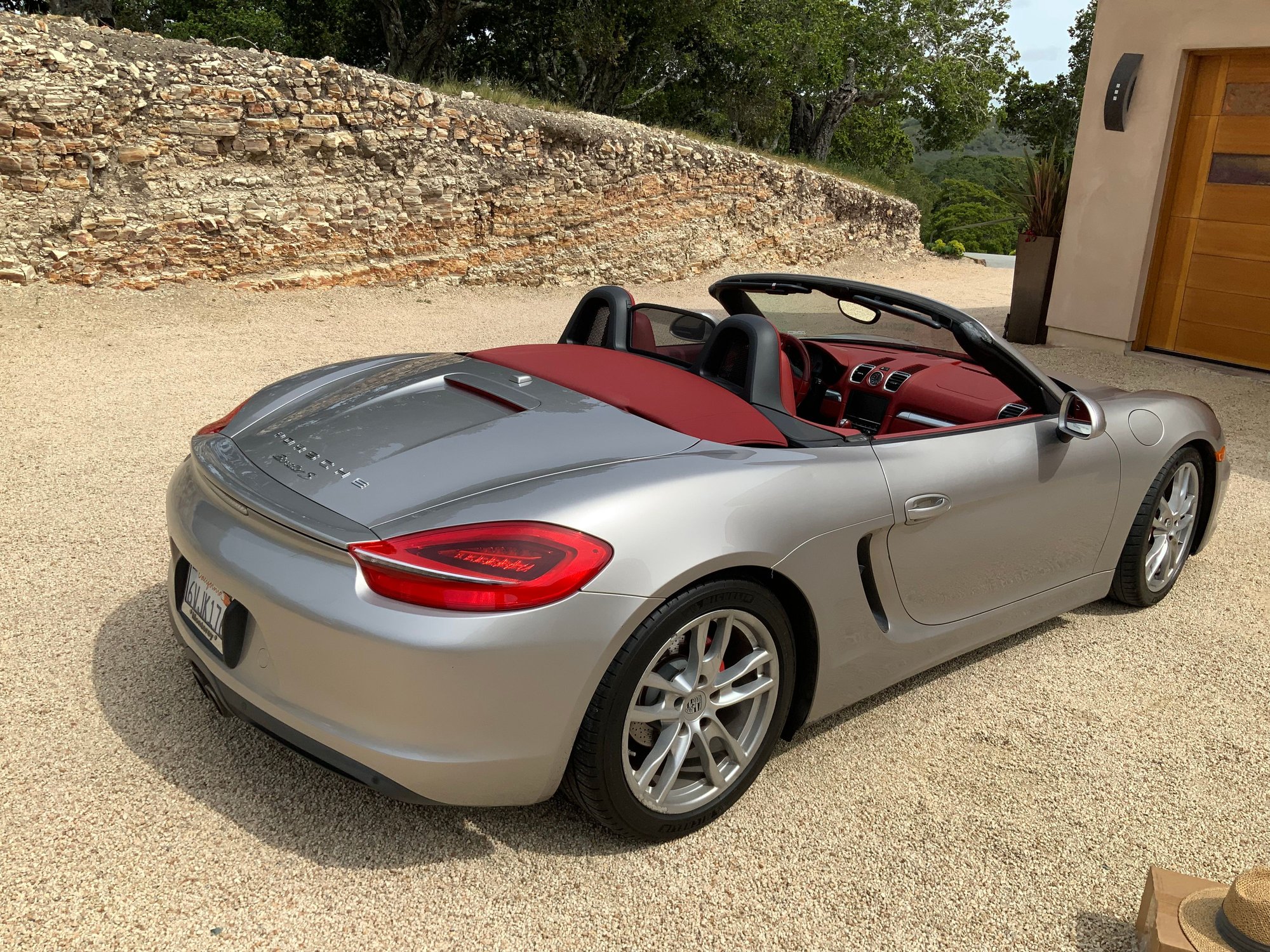 2013 Porsche Boxster - Rare 2013 Boxster S Platinum Silver Metallic, Carrera Red  leather and  Bordeaux Top - Used - VIN WP0CB2A81DS133562 - 6 cyl - 2WD - Automatic - Convertible - Silver - Carmel, CA 93923, United States