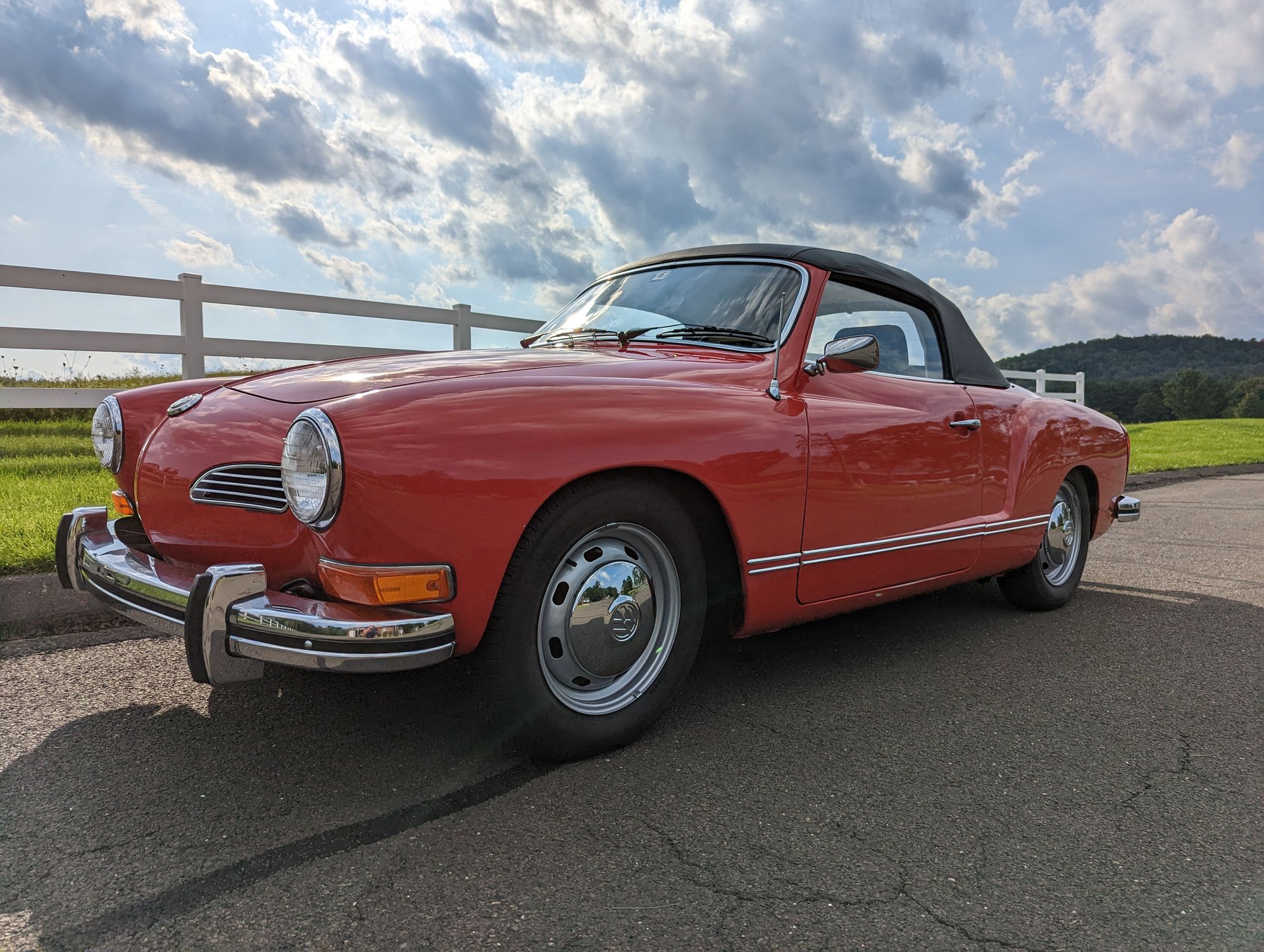 1974 Volkswagen Karmann Ghia - 1974 Volkswagen Karmann Ghia - Original, Unrestored, 39k Miles - Used - VIN 1442668038 - 39,200 Miles - 4 cyl - 2WD - Manual - Convertible - Red - Simsbury, CT 06070, United States