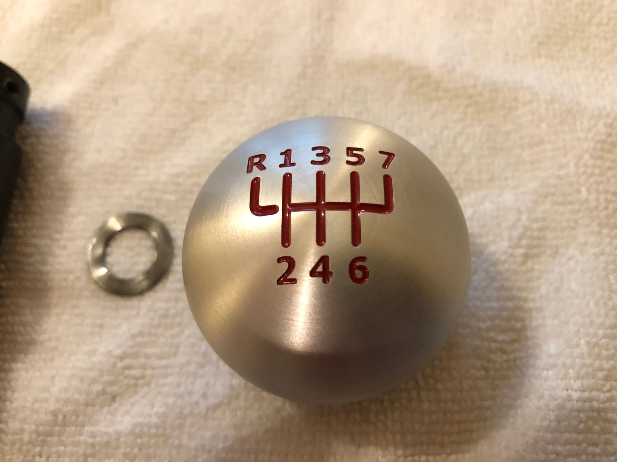 Interior/Upholstery - Function First Shift Knob / Aluminum & Red - Used - 2012 to 2019 Porsche Carrera - San Francisco, CA 94103, United States