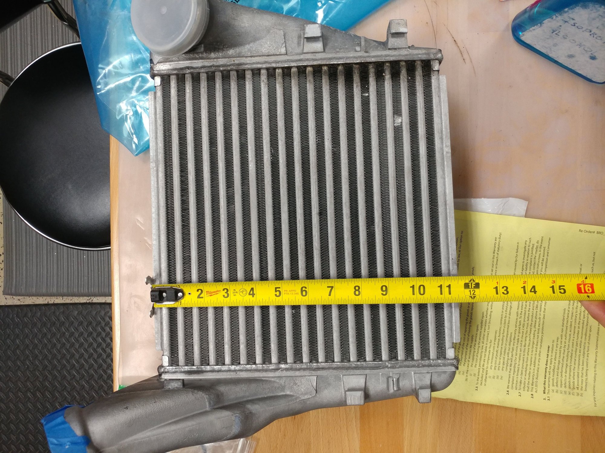 Engine - Intake/Fuel - FS: Excellent 2009 Cayenne 957 Turbo S Driver's Side Intercooler - 95511063901 - Used - 2008 to 2017 Porsche Cayenne - Seneca, SC 29672, United States