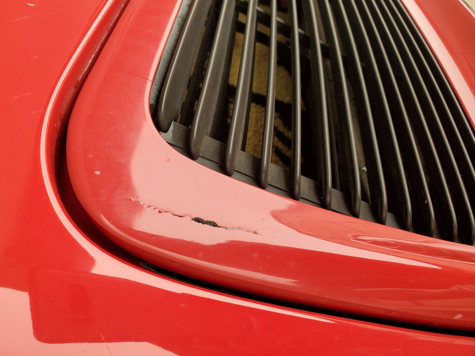 Exterior Body Parts - 1989 -1994 Porsche 911 964 Red Mechanical Lift Spoiler Decklid - Used - 1989 to 1994 Porsche 911 - Los Angeles, CA 90032, United States