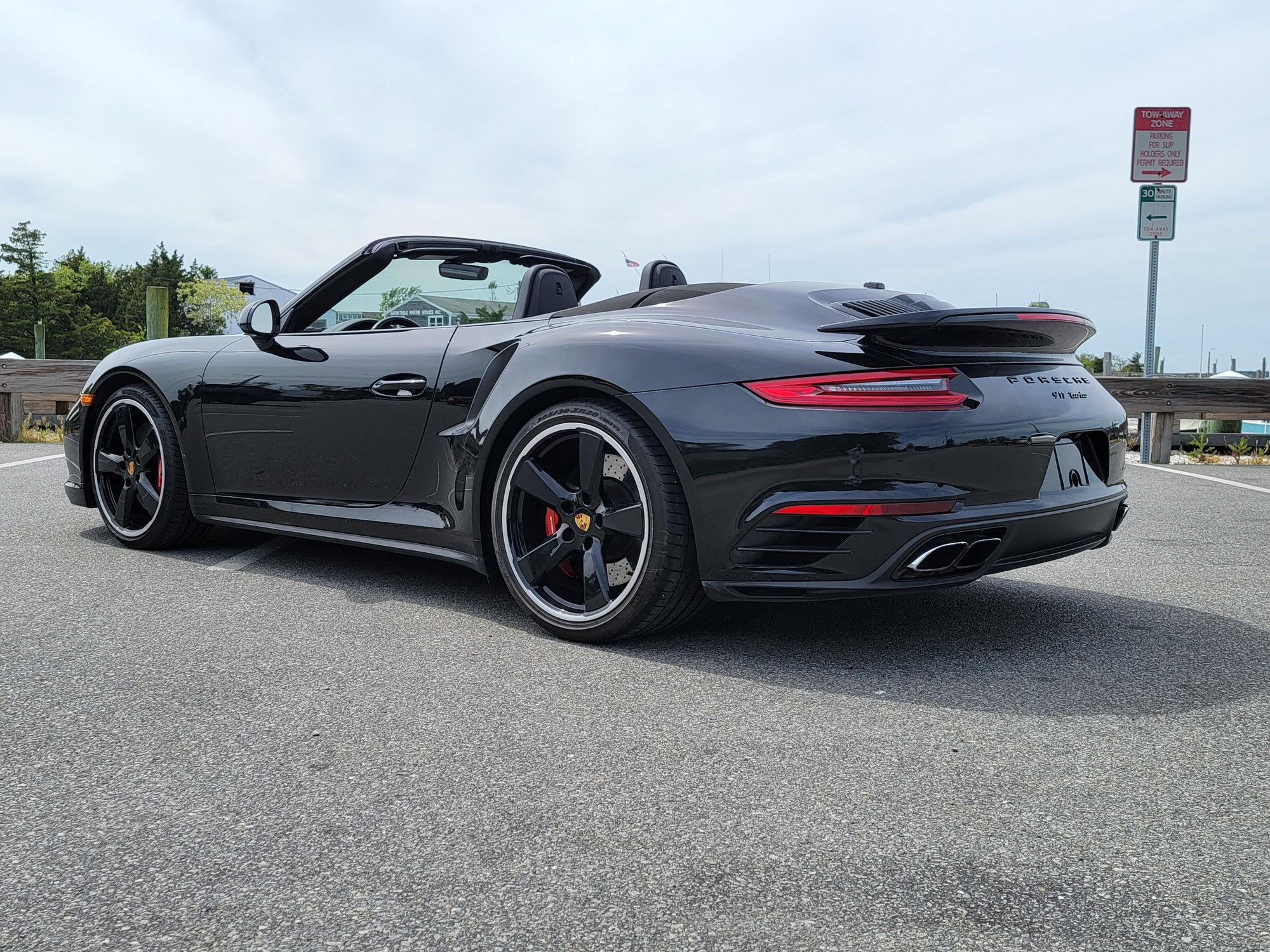 2019 Porsche 911 - 2019 911 Turbo Cabriolet - Used - VIN WP0CD2A97KS144193 - 7,460 Miles - 6 cyl - AWD - Automatic - Convertible - Black - Hyannis, MA 02601, United States