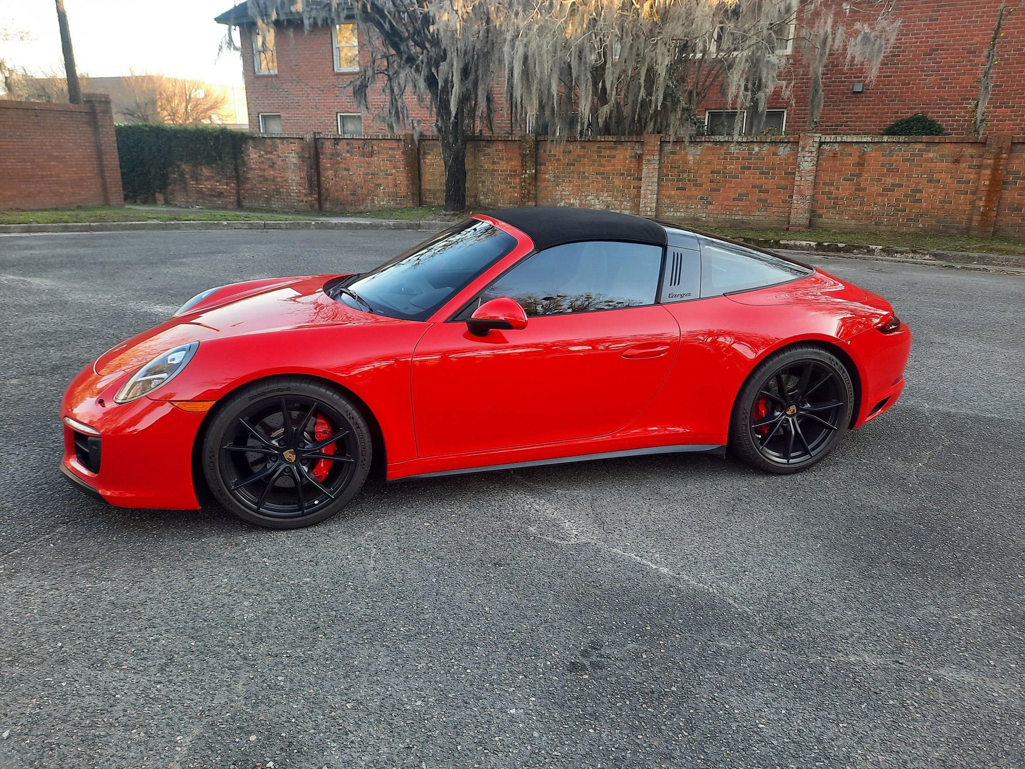 2018 Porsche 911 - check out my Targa GTS manual on BaT! - Used - VIN WP0BB2A90JS134332 - 37,500 Miles - 6 cyl - AWD - Manual - Convertible - Red - Savannah, GA 31405, United States