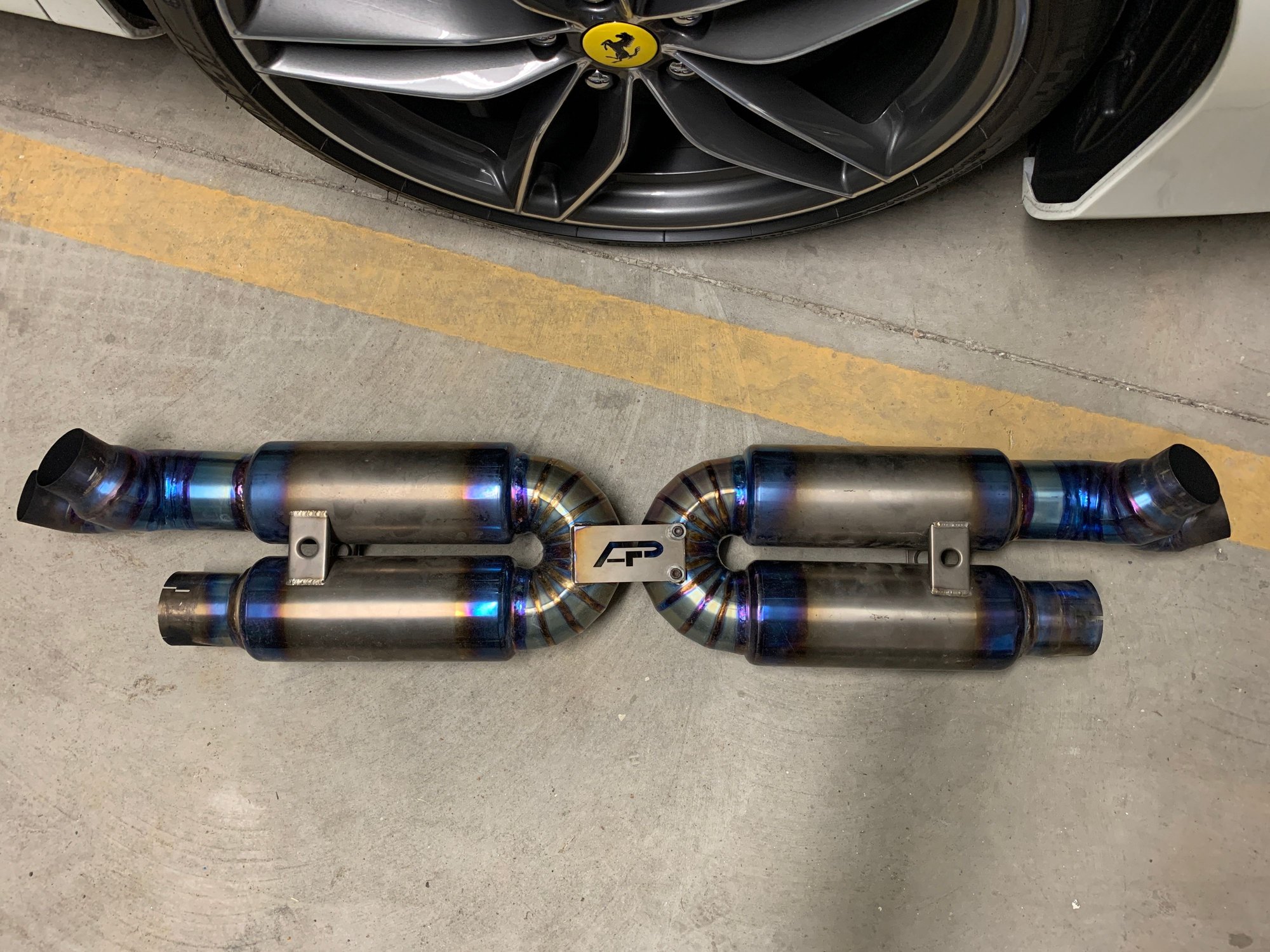 Engine - Exhaust - Agency Power Titanium 991 Turbo Exhaust - Used - 2014 to 2016 Porsche 911 - Calgary, AB T2G0T9, Canada