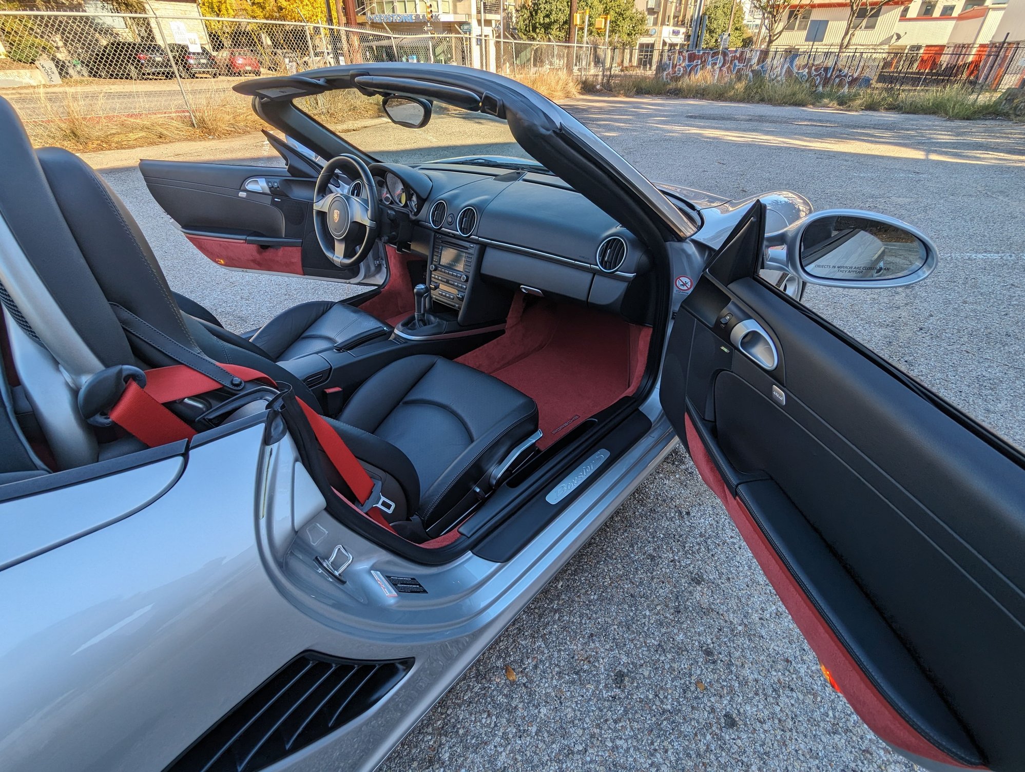 2010 Porsche Boxster - FS: 2010 987.2 Boxster S - Silver on Red - Used - VIN WP0CB2A86AU730383 - 23,970 Miles - 6 cyl - 2WD - Manual - Convertible - Silver - Austin, TX 78750, United States