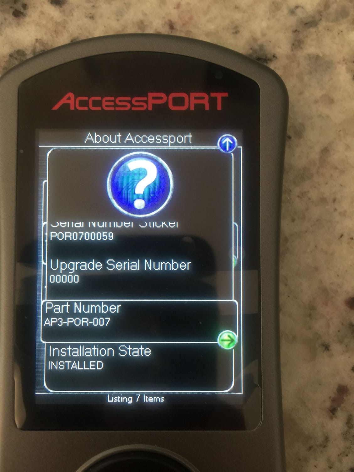 Cobb Accessport Serial Number