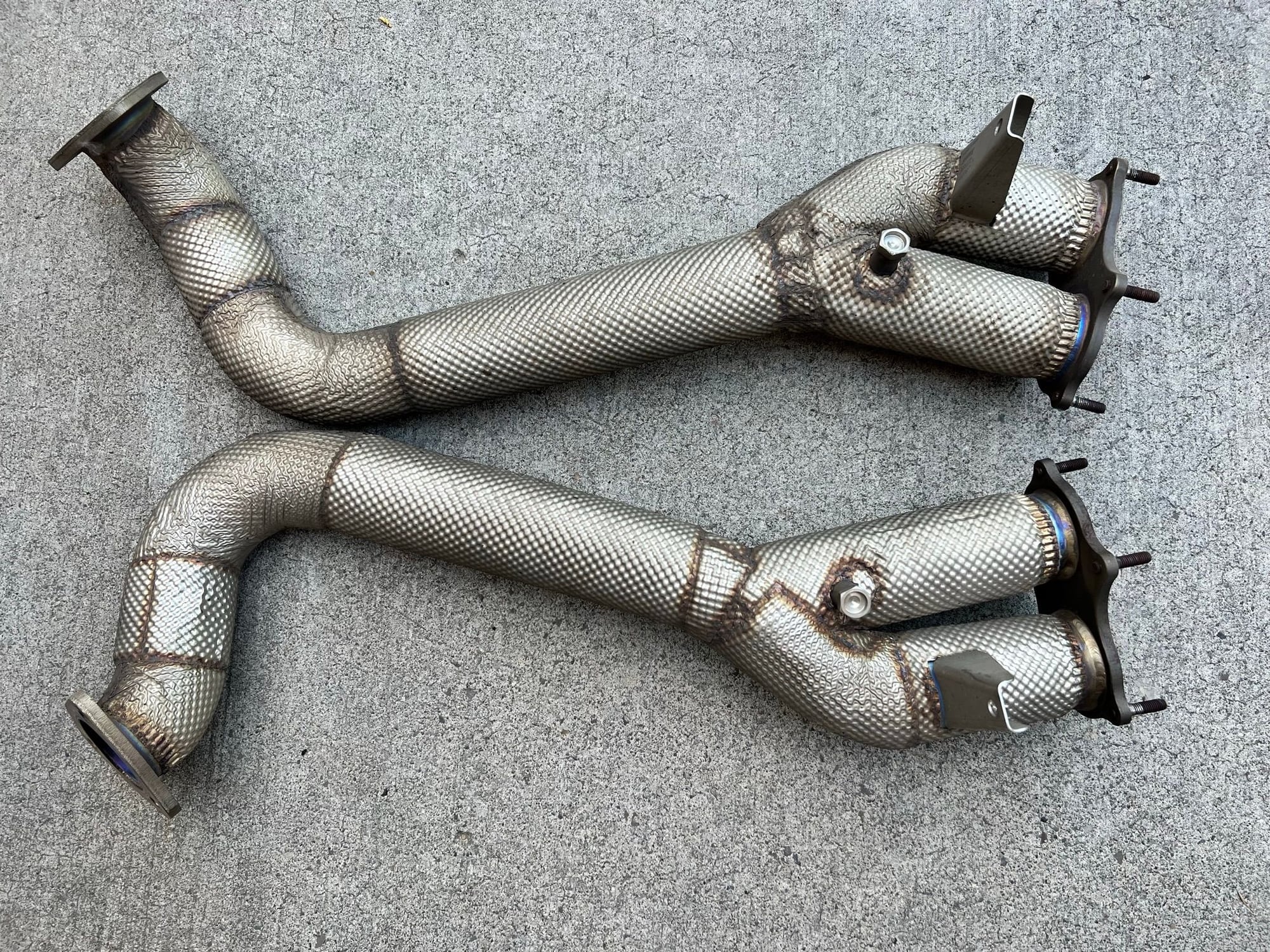 Accessories - Akrapovic Titanium bypass pipes 718 GT4 - Used - 2020 to 2022 Porsche Cayman GT4 - Buffalo, NY 14226, United States