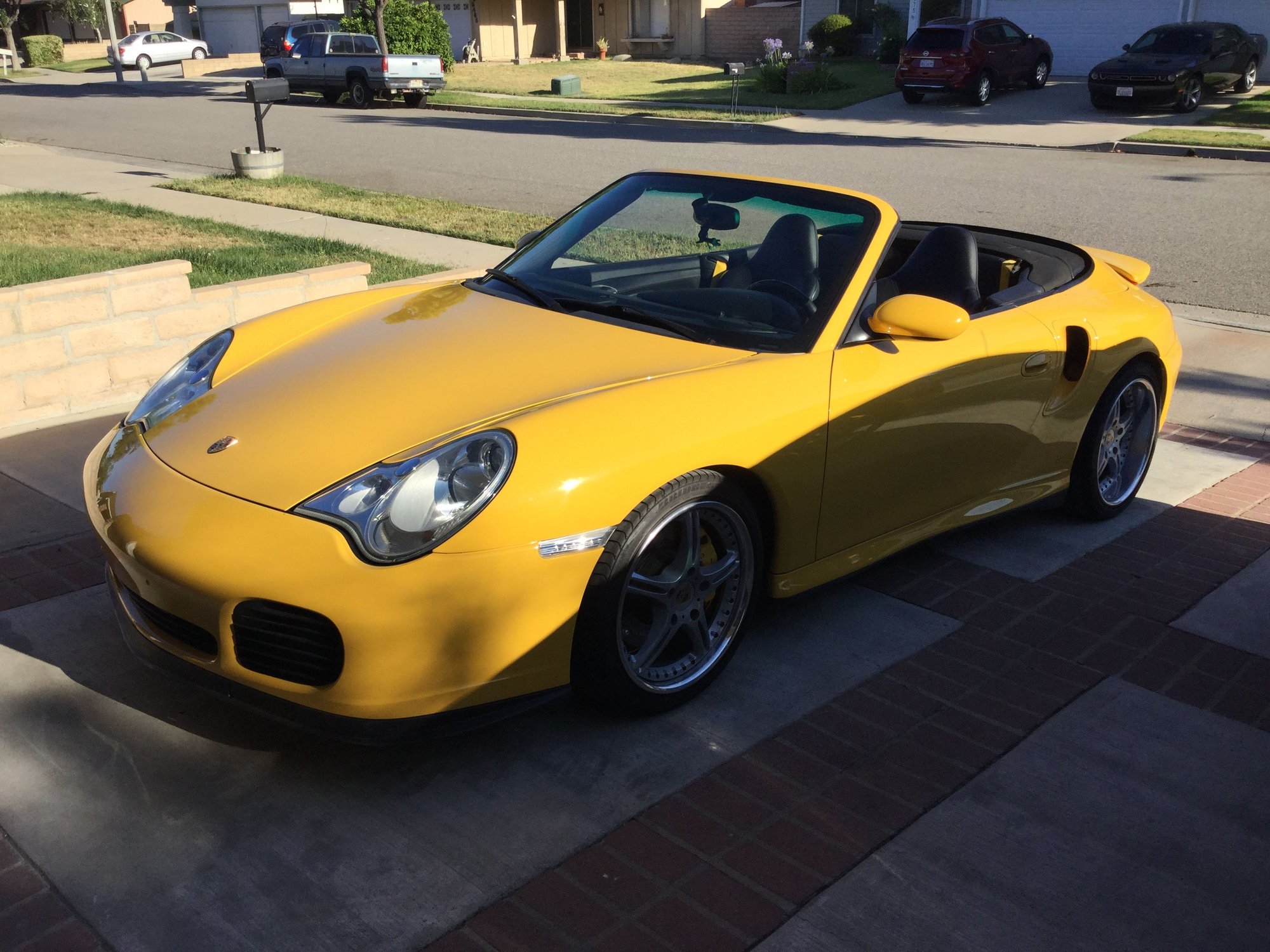 2004 Porsche 911 - 2004 Porsche Turbo Cab X-50 - Original Sticker $159K - Used - VIN WP0CB29944S675090 - 79,000 Miles - 6 cyl - 4WD - Manual - Convertible - Yellow - Simi Valley, CA 93063, United States