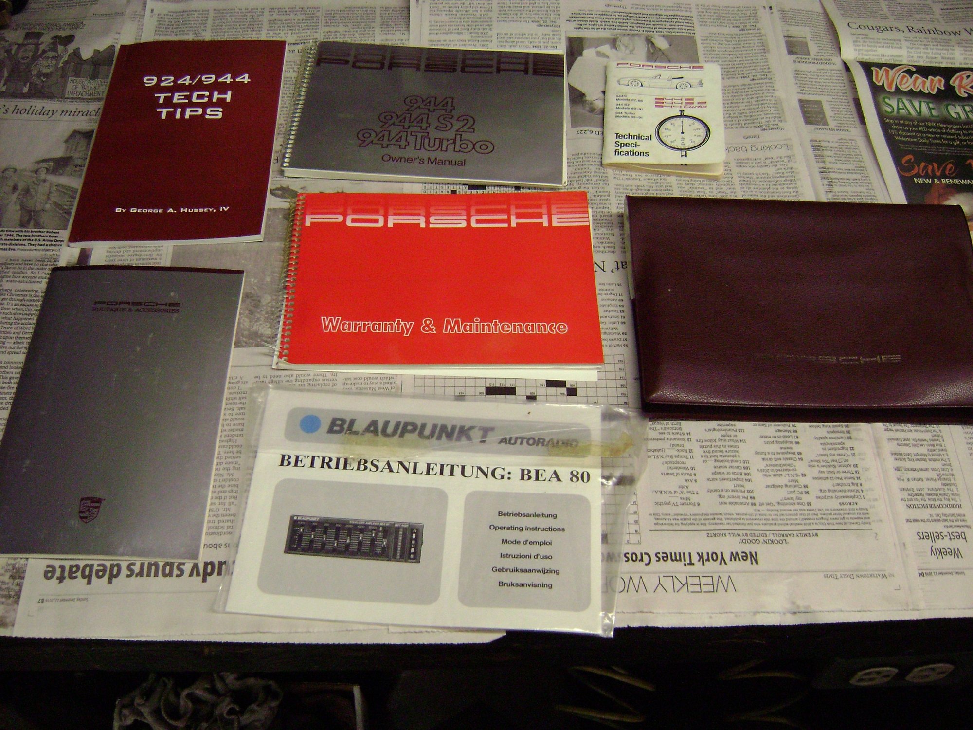 1989 Porsche 944 - 1989 Porsche 944 Turbo.  M030 package in Baltic Blue with Linen interior. - Used - VIN WP0AA2958KN151377 - 127,000 Miles - 4 cyl - 2WD - Manual - Coupe - Blue - Lacona, NY 13083, United States