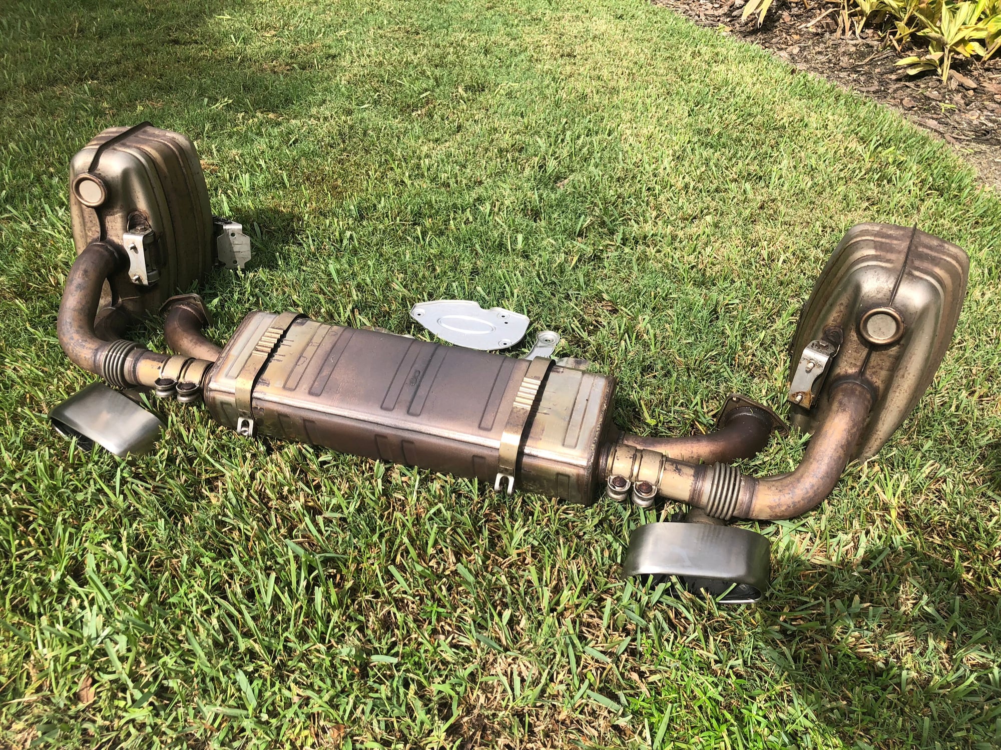 Engine - Exhaust - FS 991 3.4 Stock exhaust (non PSE) - Used - 2012 to 2016 Porsche 911 - Tampa, FL 34202, United States