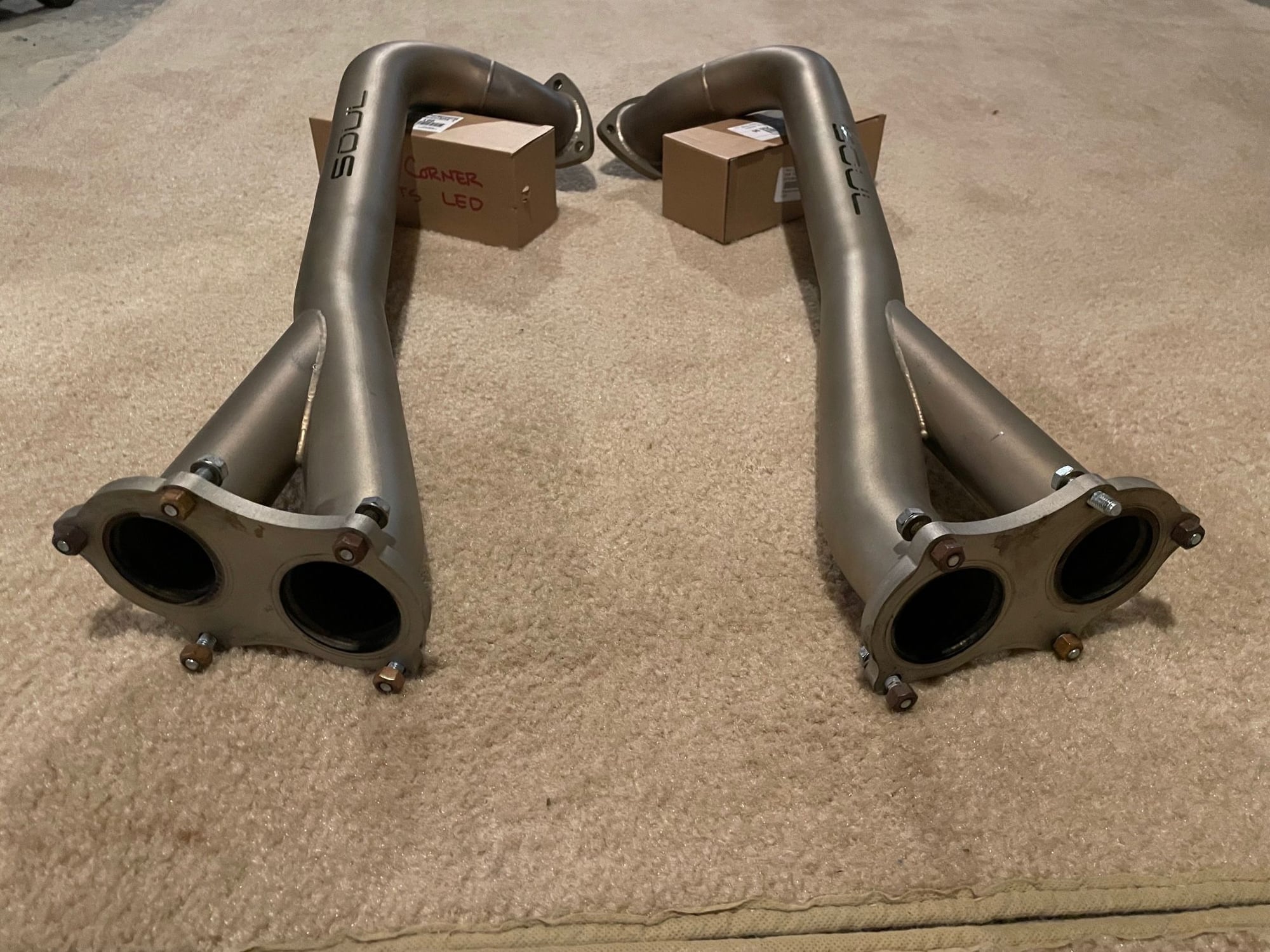 Engine - Exhaust - SOUL PERFORMANCE OVER AXLE PIPES for 718 GT4 - Used - 2020 to 2021 Porsche Cayman GT4 - Olathe, KS 66062, United States