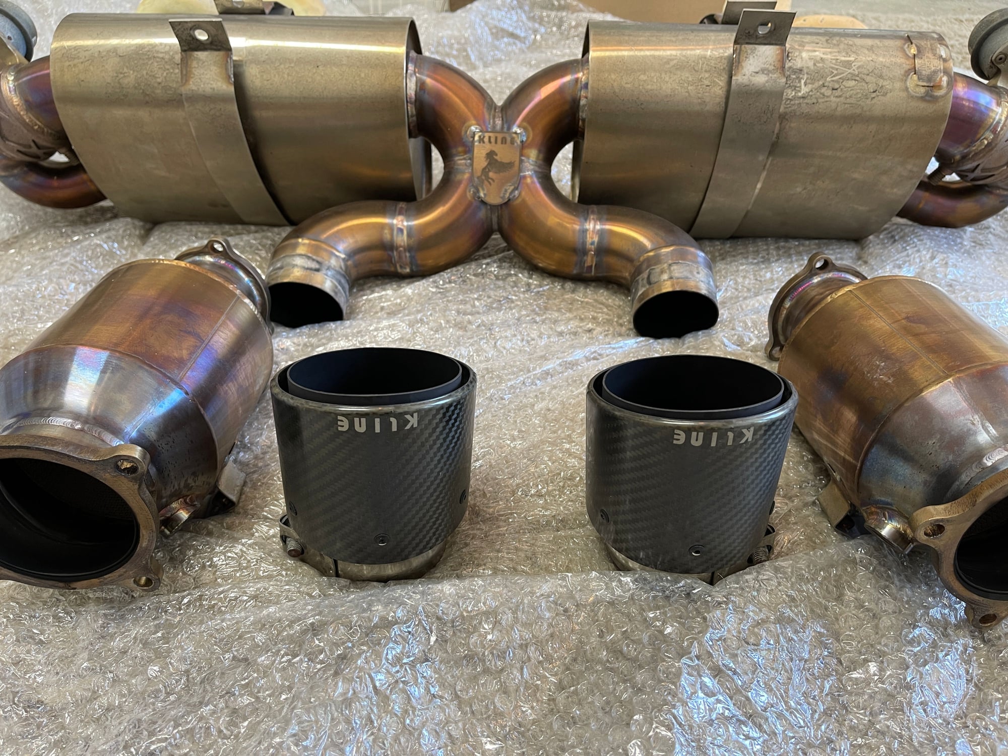 Engine - Exhaust - Full Kline Exhaust complete with Ceramic Headers, 200 cell cats and Stainless Muffler - Used - 2017 to 2019 Porsche 911 - Ny, NY 10012, United States