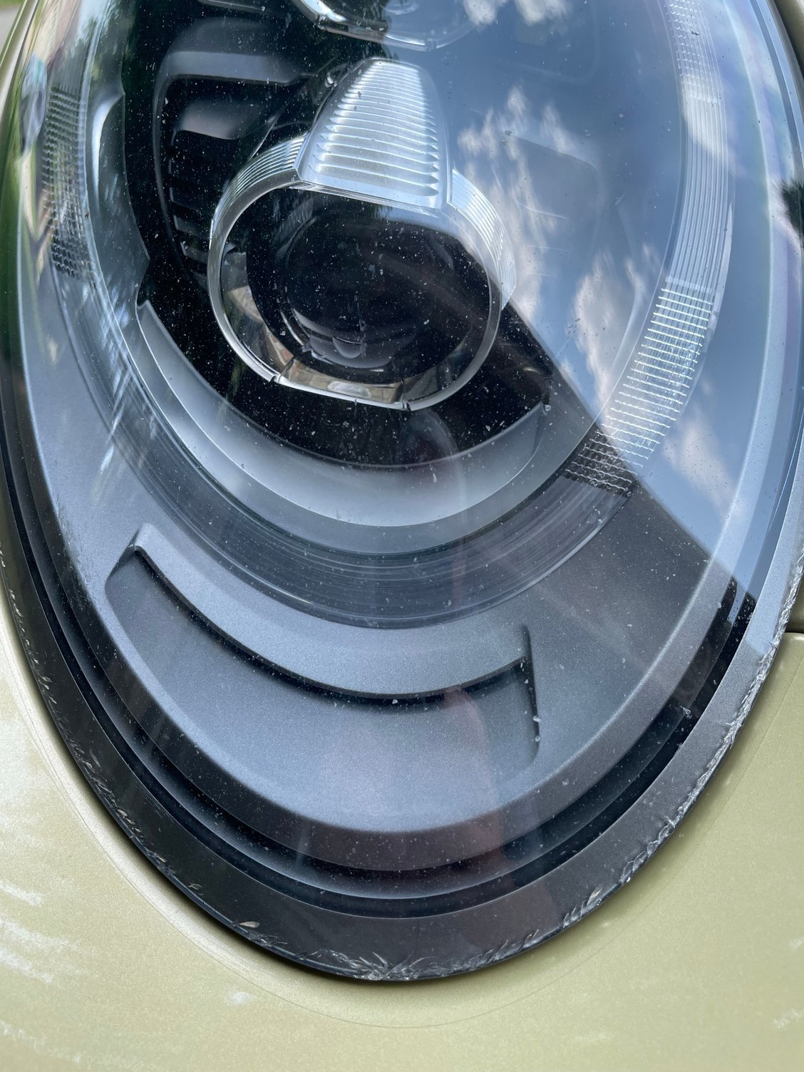 Cracked lens on front camera…common? - Rennlist - Porsche