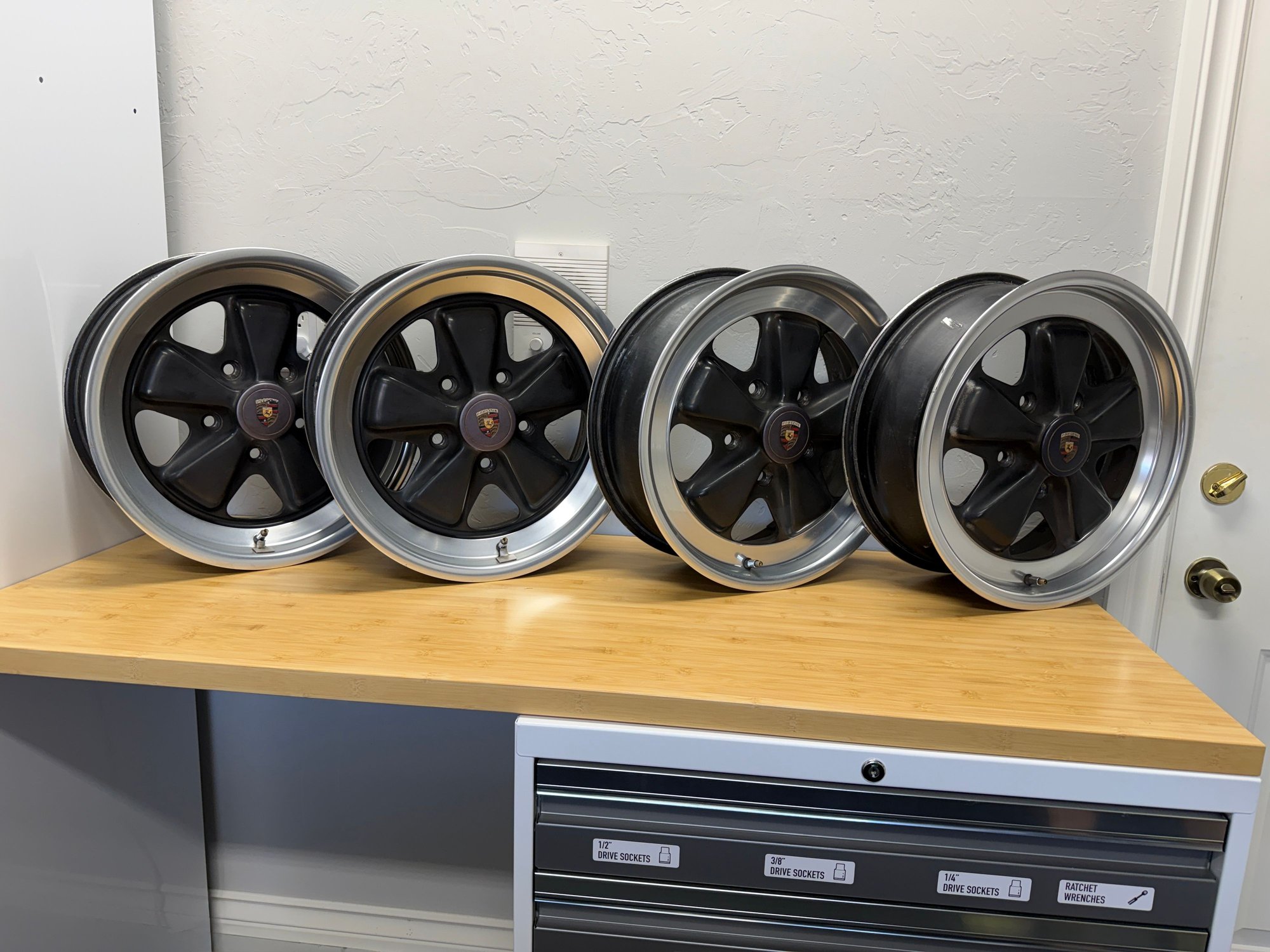Wheels and Tires/Axles - 16×6″ and 16×7″ OE Fuchs Wheels from 1986 Carrera - Used - Edmond, OK 73034, United States